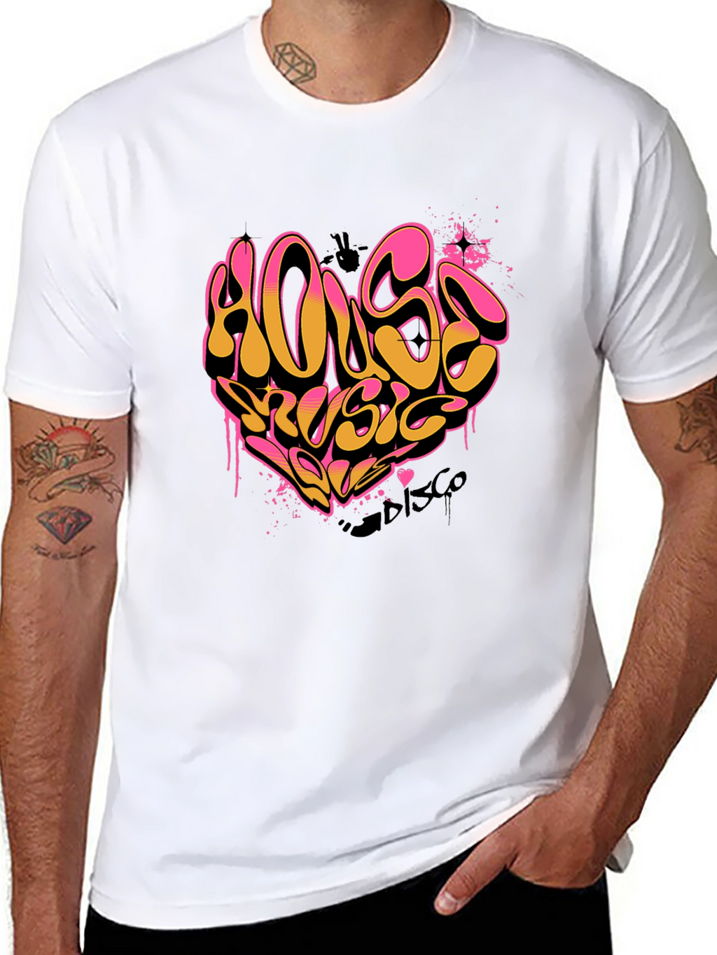 House Music Disco Graphic Tee