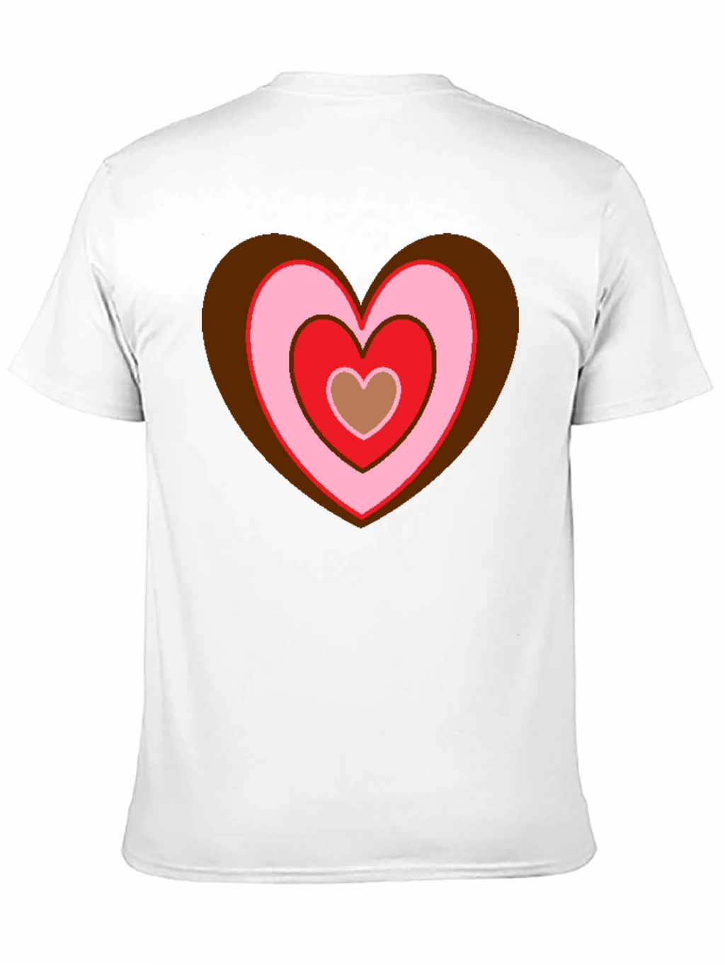 Retro Heart Graphic T-Shirt - Black