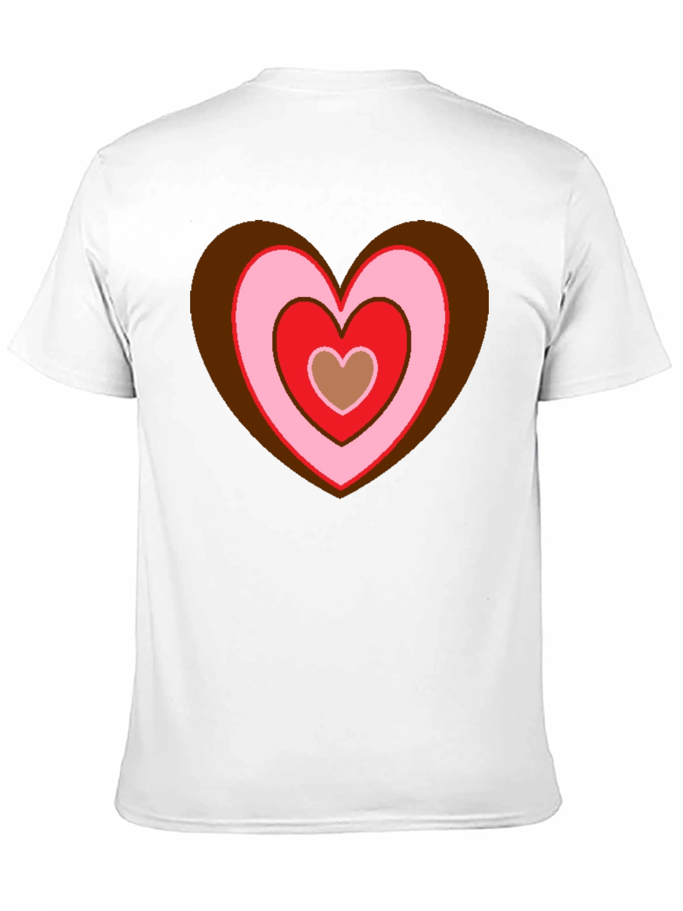 Retro Heart Graphic T-Shirt - Black