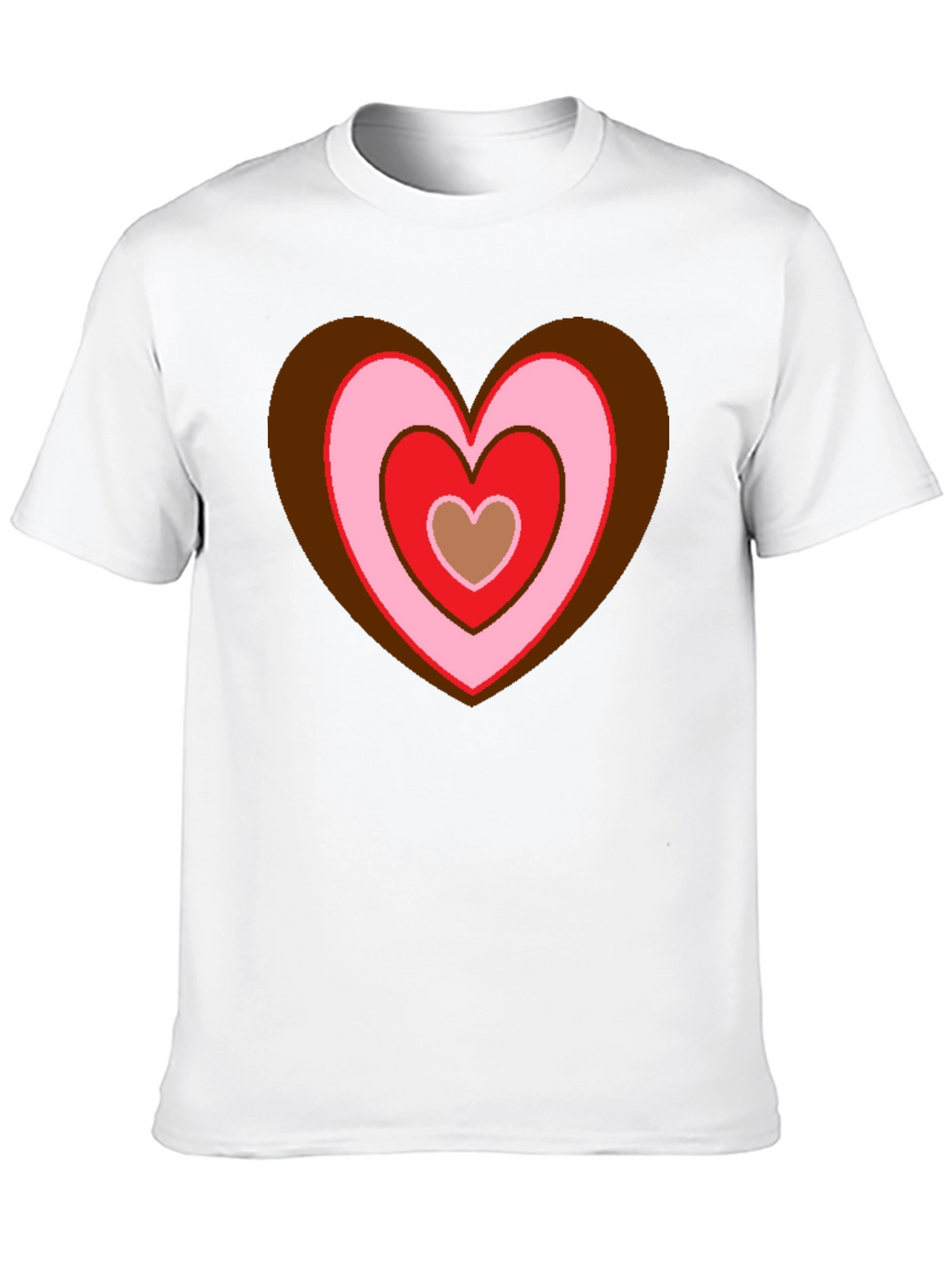 Retro Heart Graphic T-Shirt - Black
