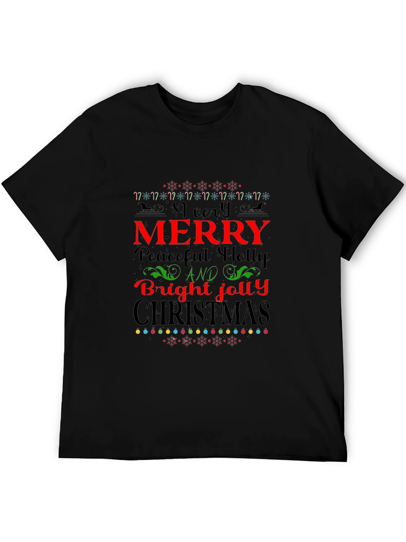 Festive Christmas Graphic T-Shirt for Holiday Cheer