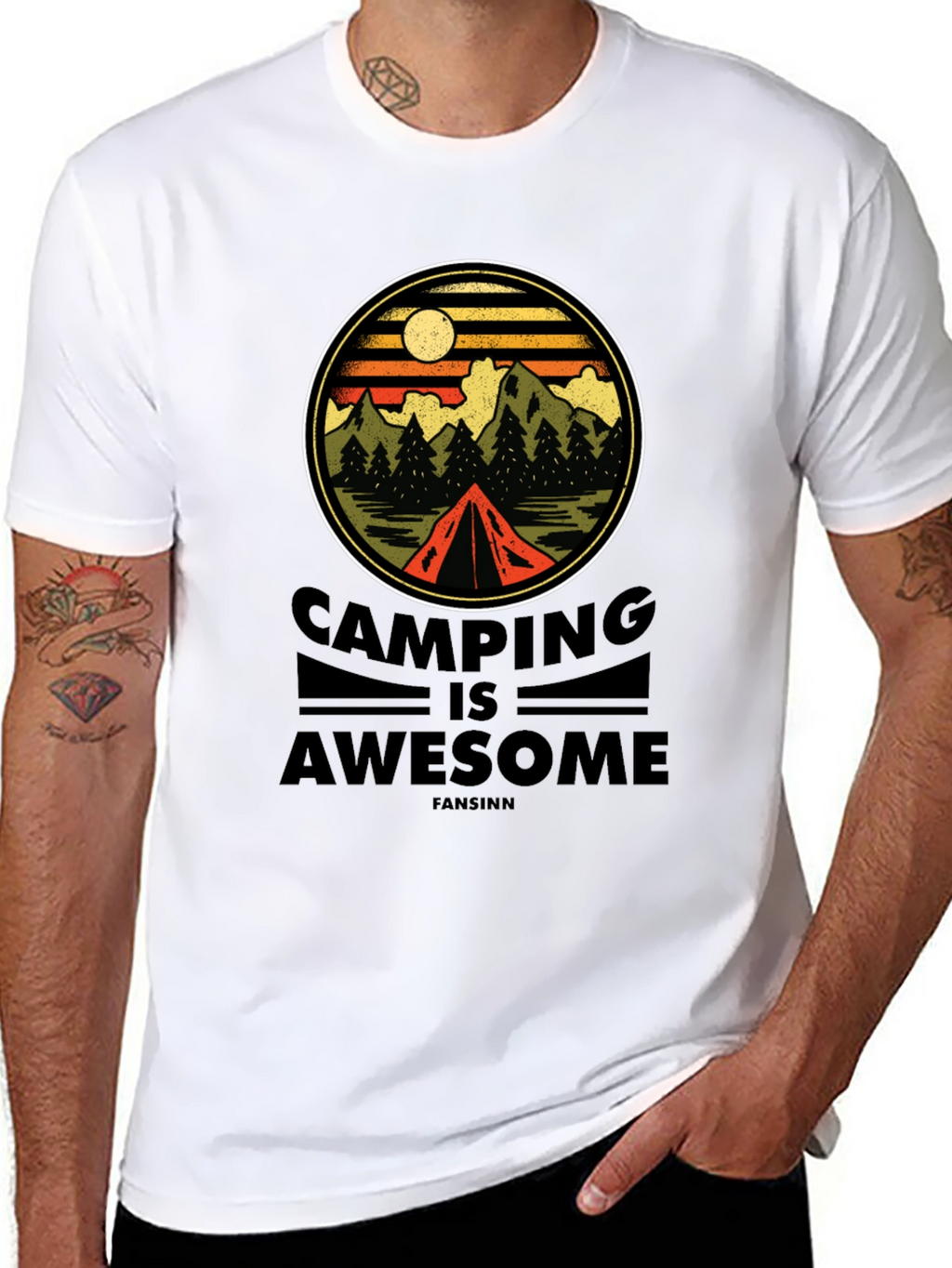 Camping is Awesome T-Shirt