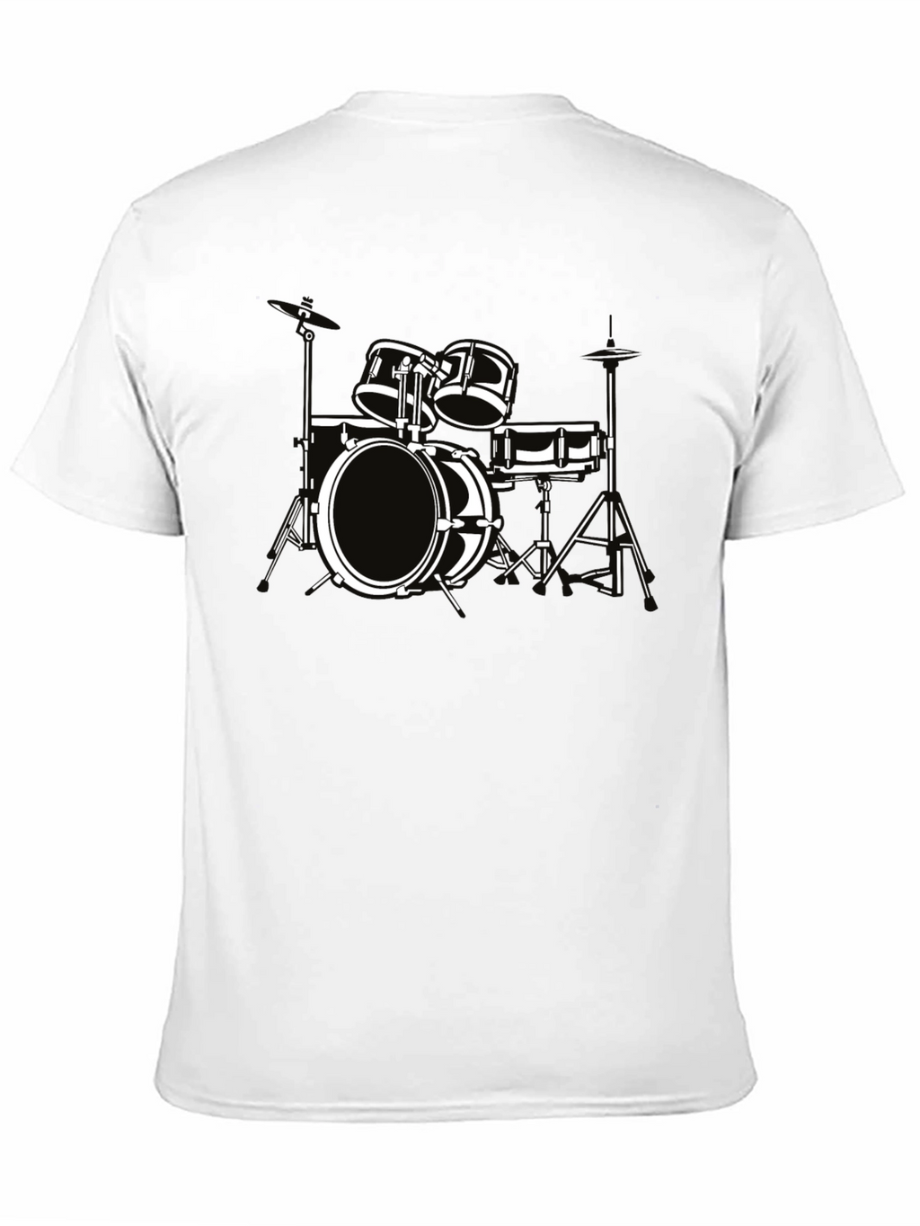 Drum Set Graphic Tee - Musician T-Shirt
