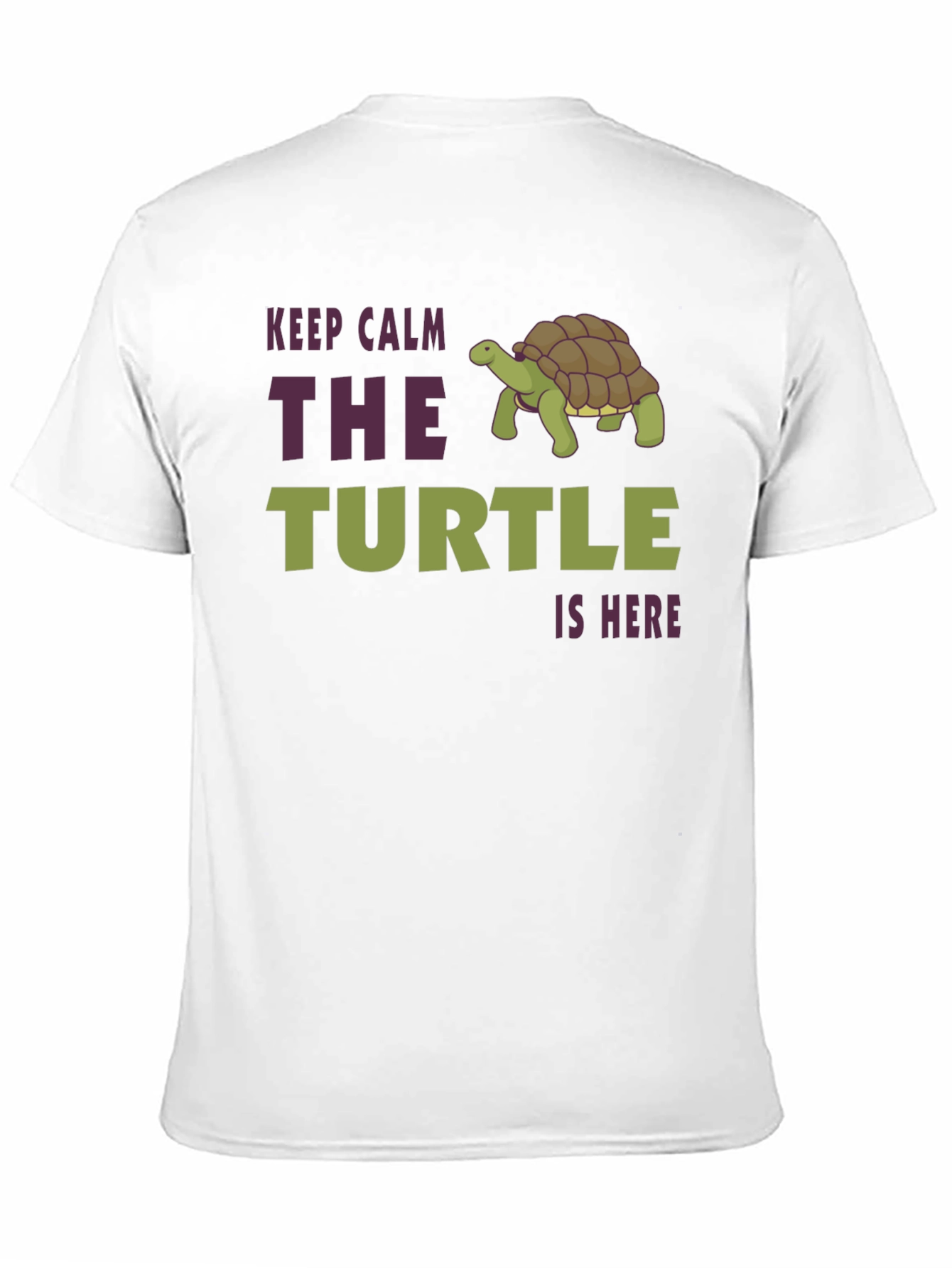 Keep Calm The Turtle Is Here Graphic T-Shirt