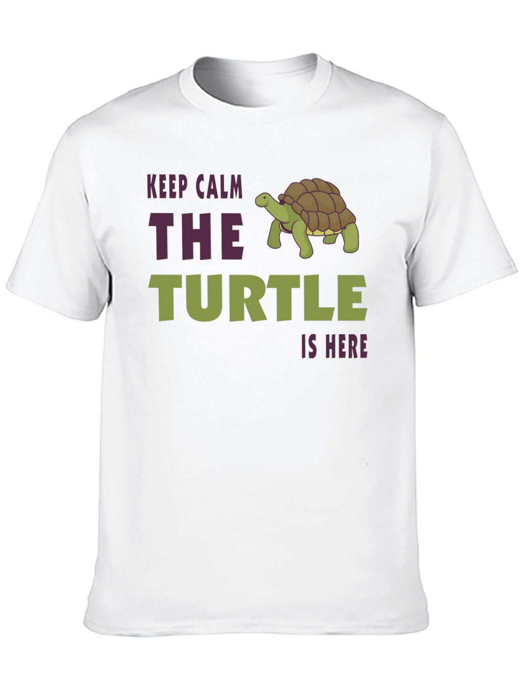Keep Calm The Turtle Is Here Graphic T-Shirt