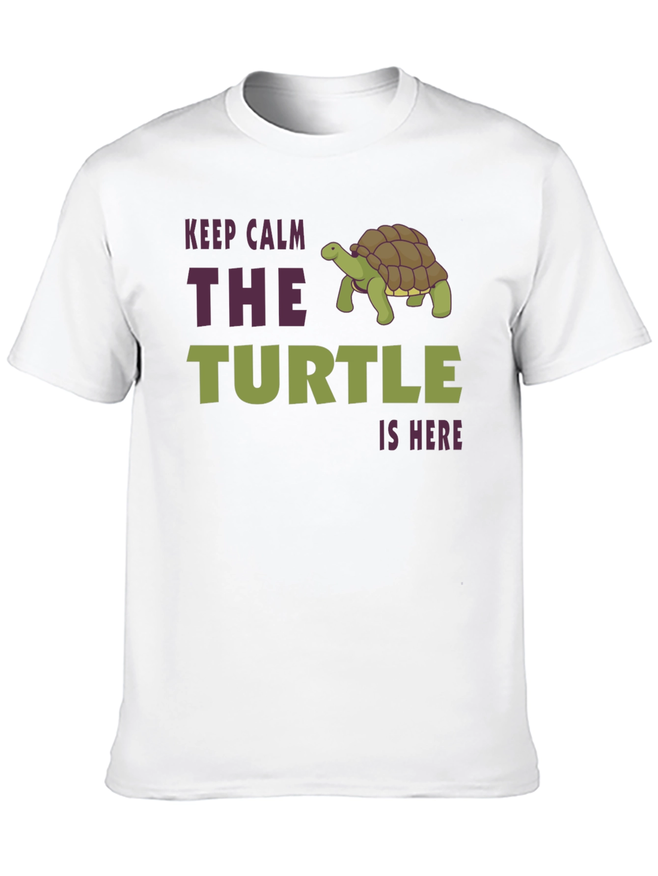 Keep Calm The Turtle Is Here Graphic T-Shirt