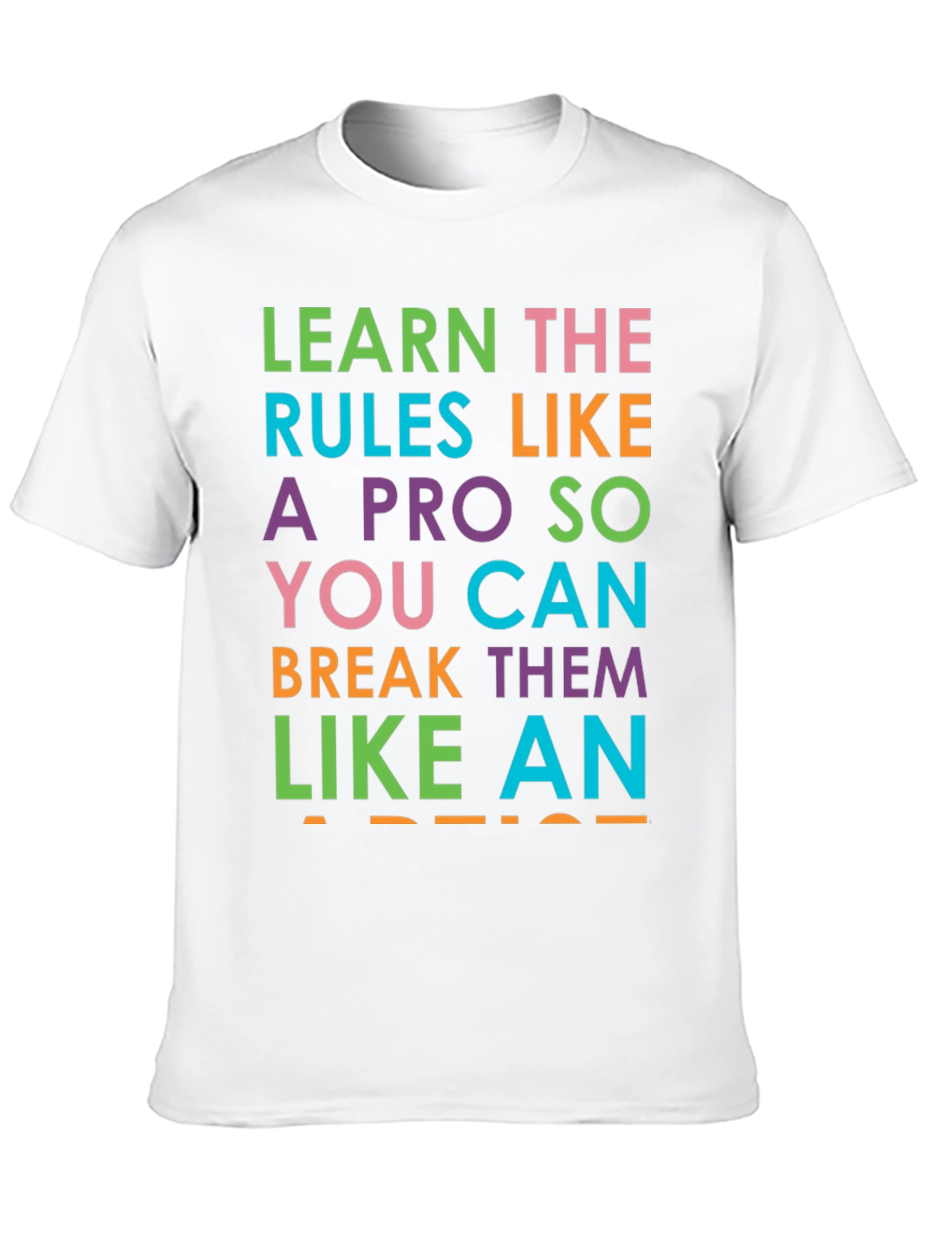 Learn the Rules Funny Graphic Tee