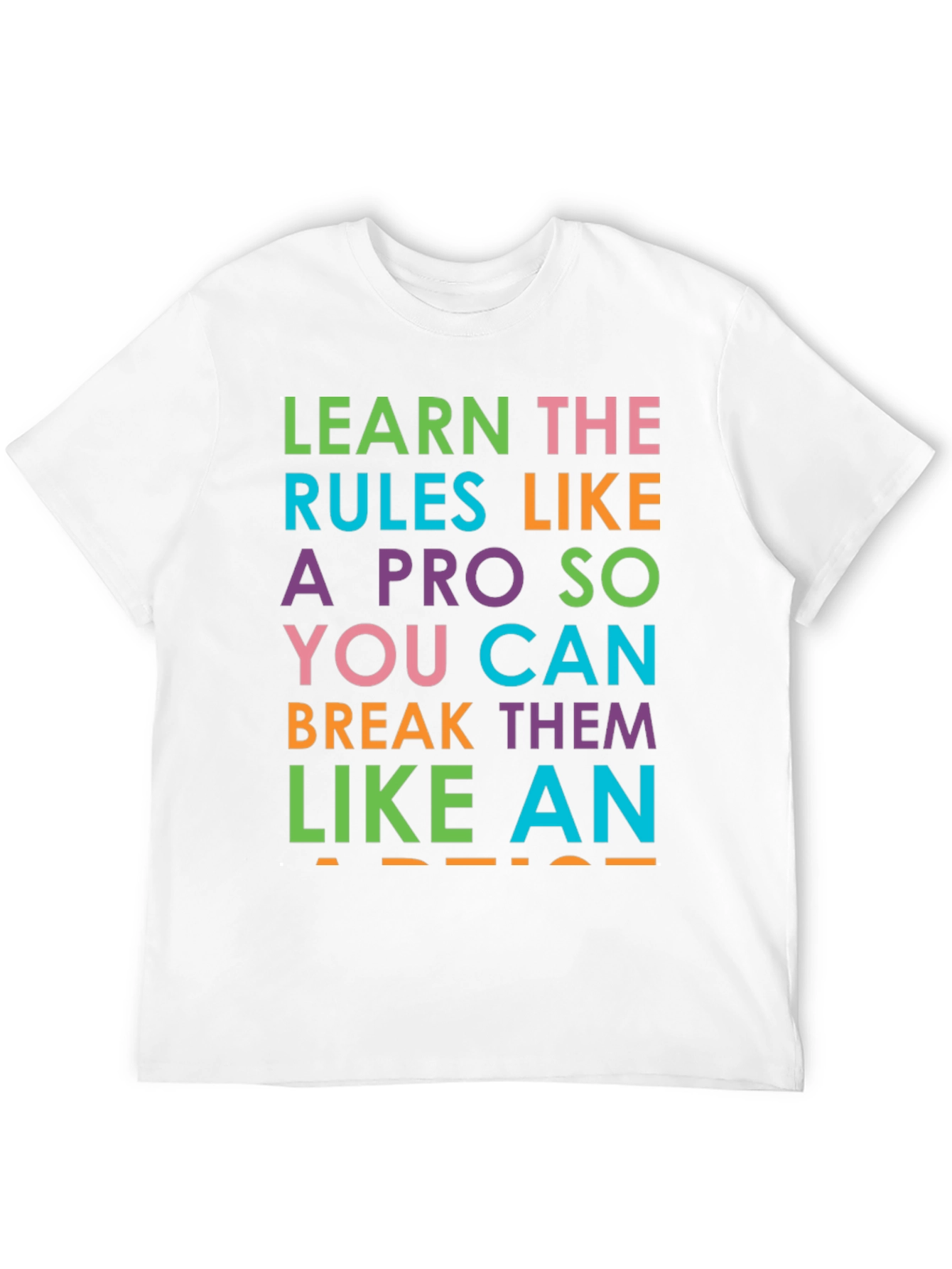 Learn the Rules Funny Graphic Tee