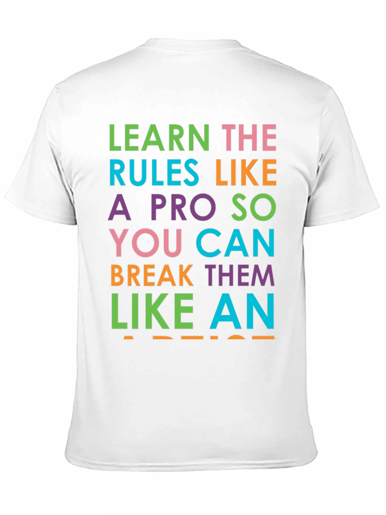 Learn the Rules Funny Graphic Tee