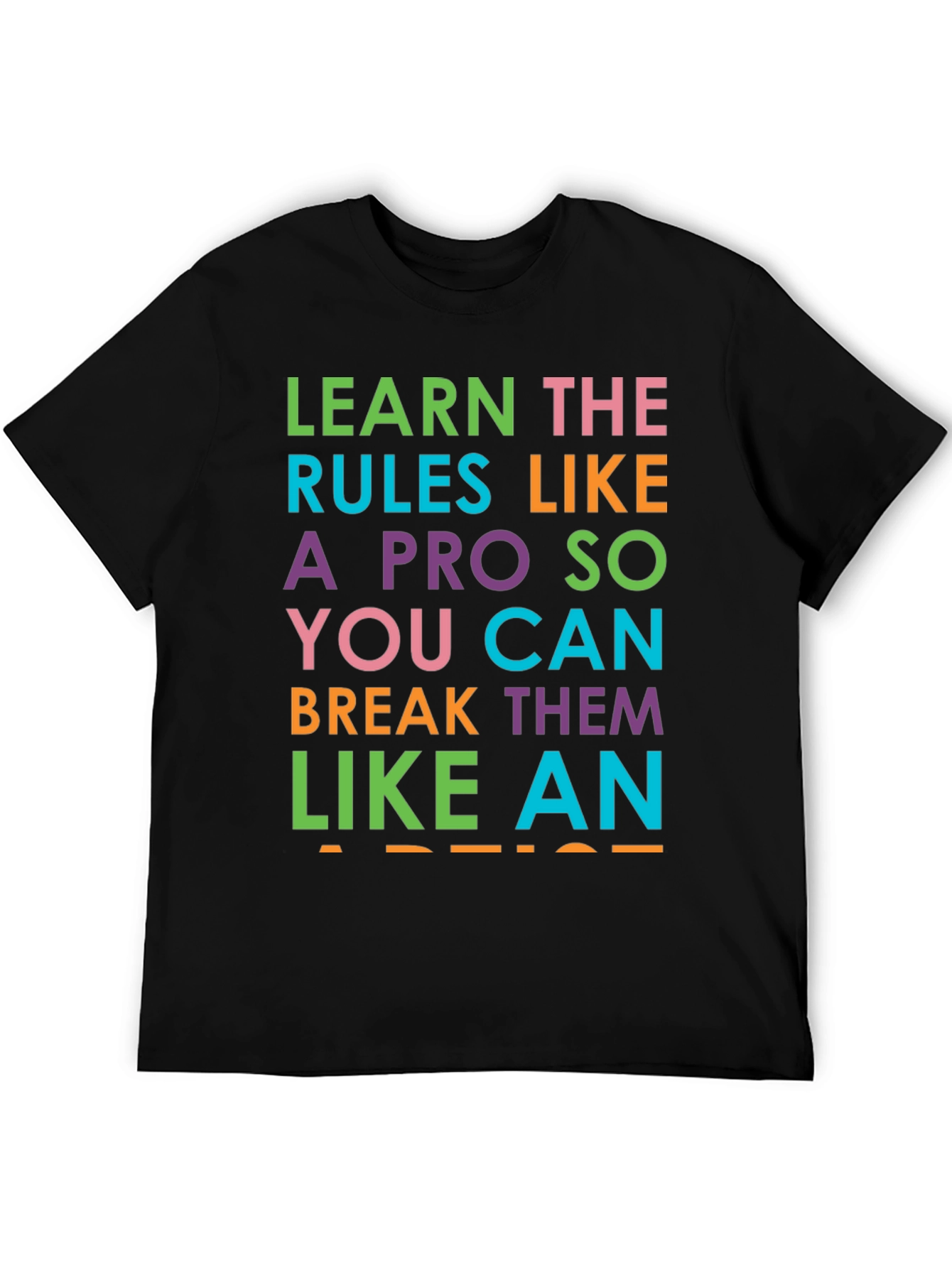 Learn the Rules Funny Graphic Tee