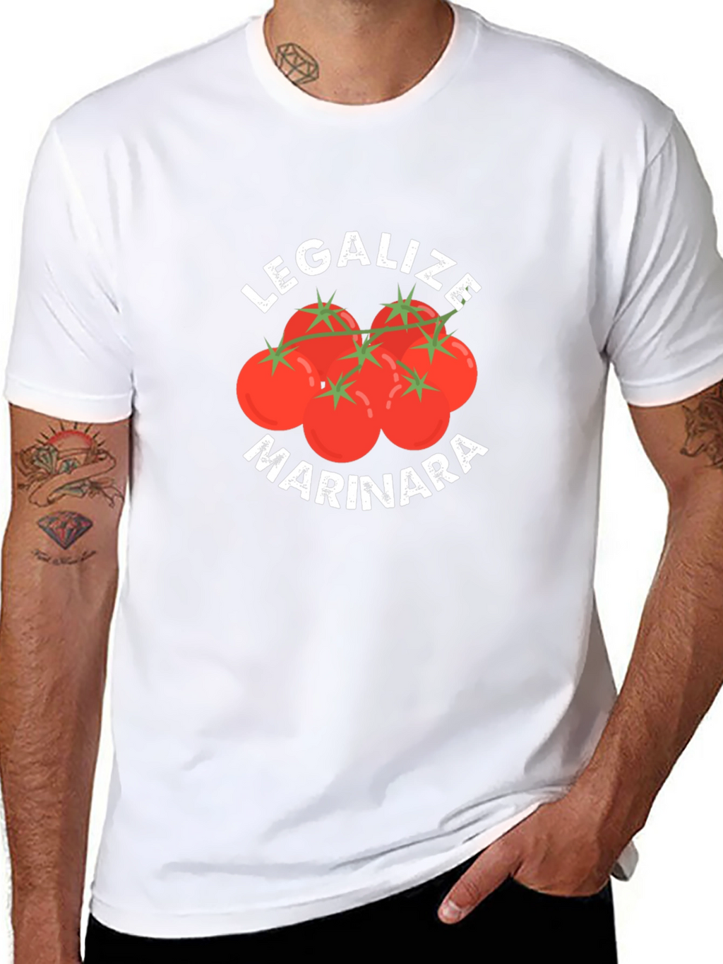 Legalize Marinara Tomato Graphic T-Shirt