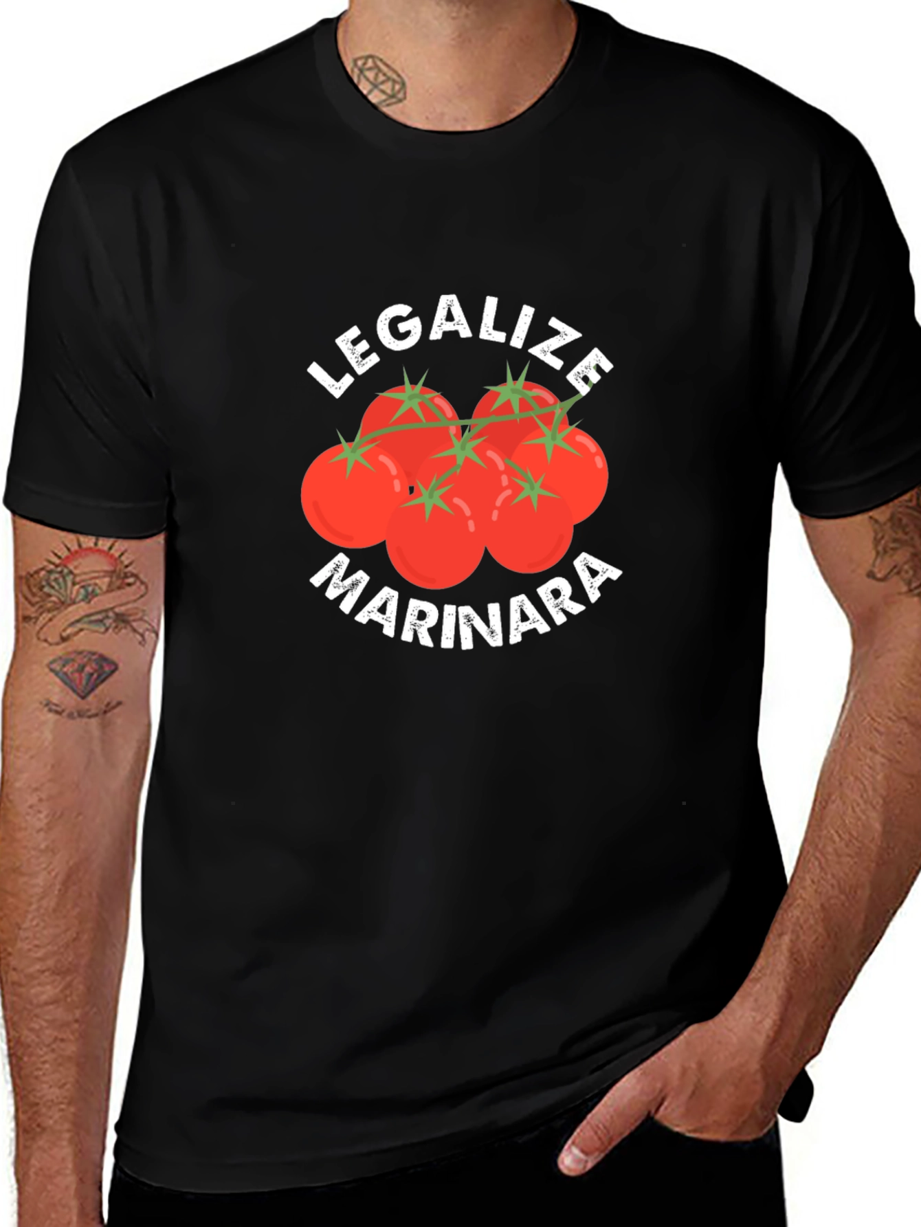 Legalize Marinara Tomato Graphic T-Shirt