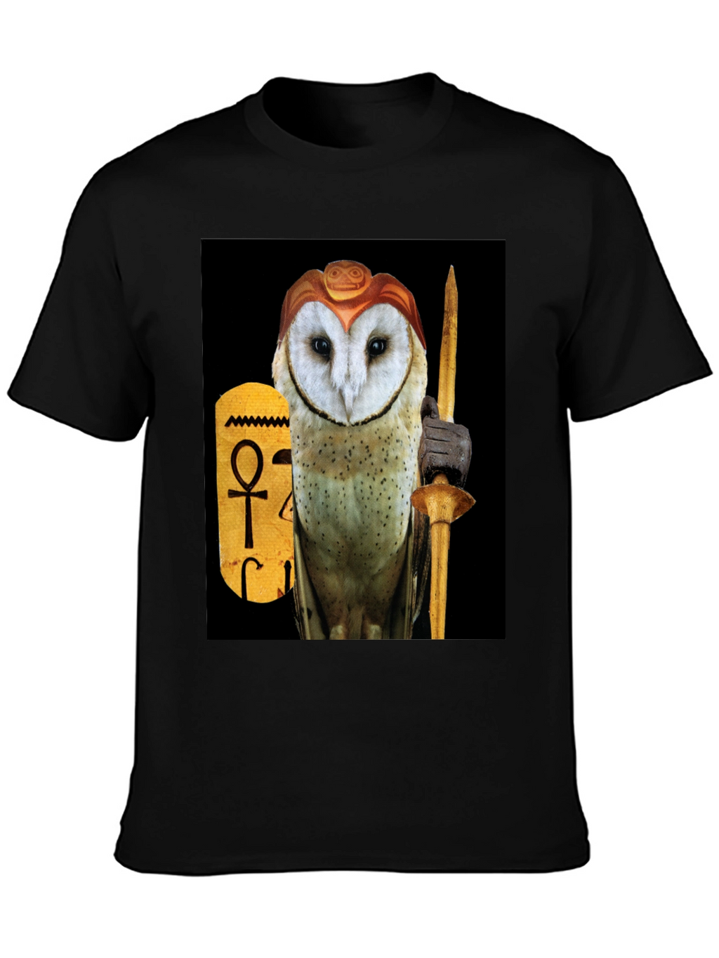 Egyptian Owl Graphic T-Shirt