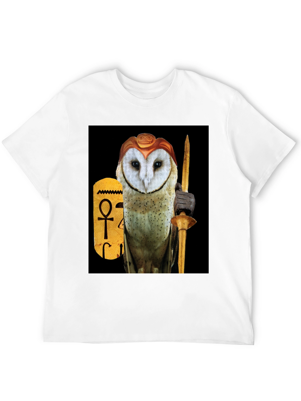 Egyptian Owl Graphic T-Shirt