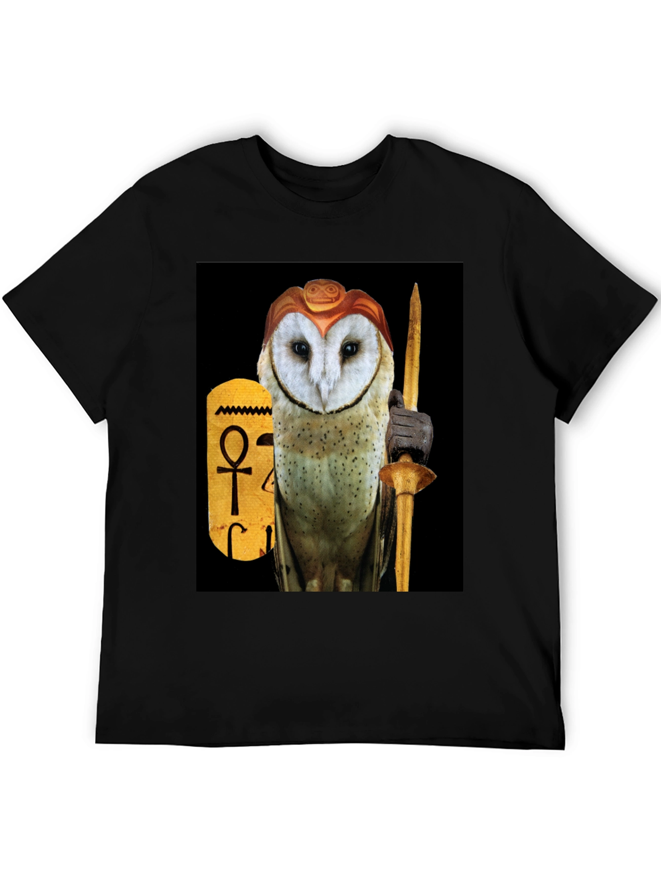 Egyptian Owl Graphic T-Shirt