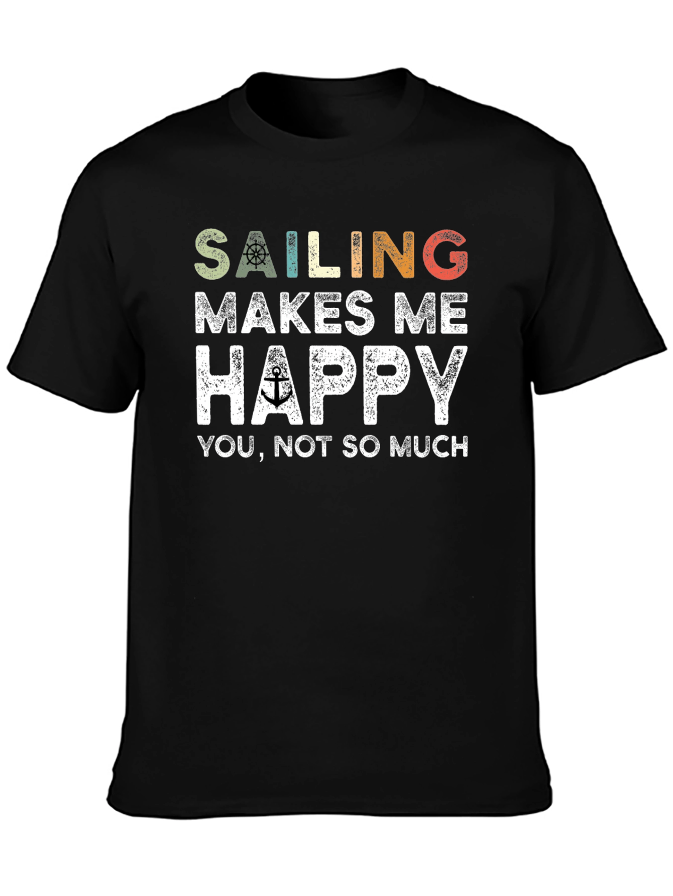 Sailing Makes Me Happy Graphic T-Shirt