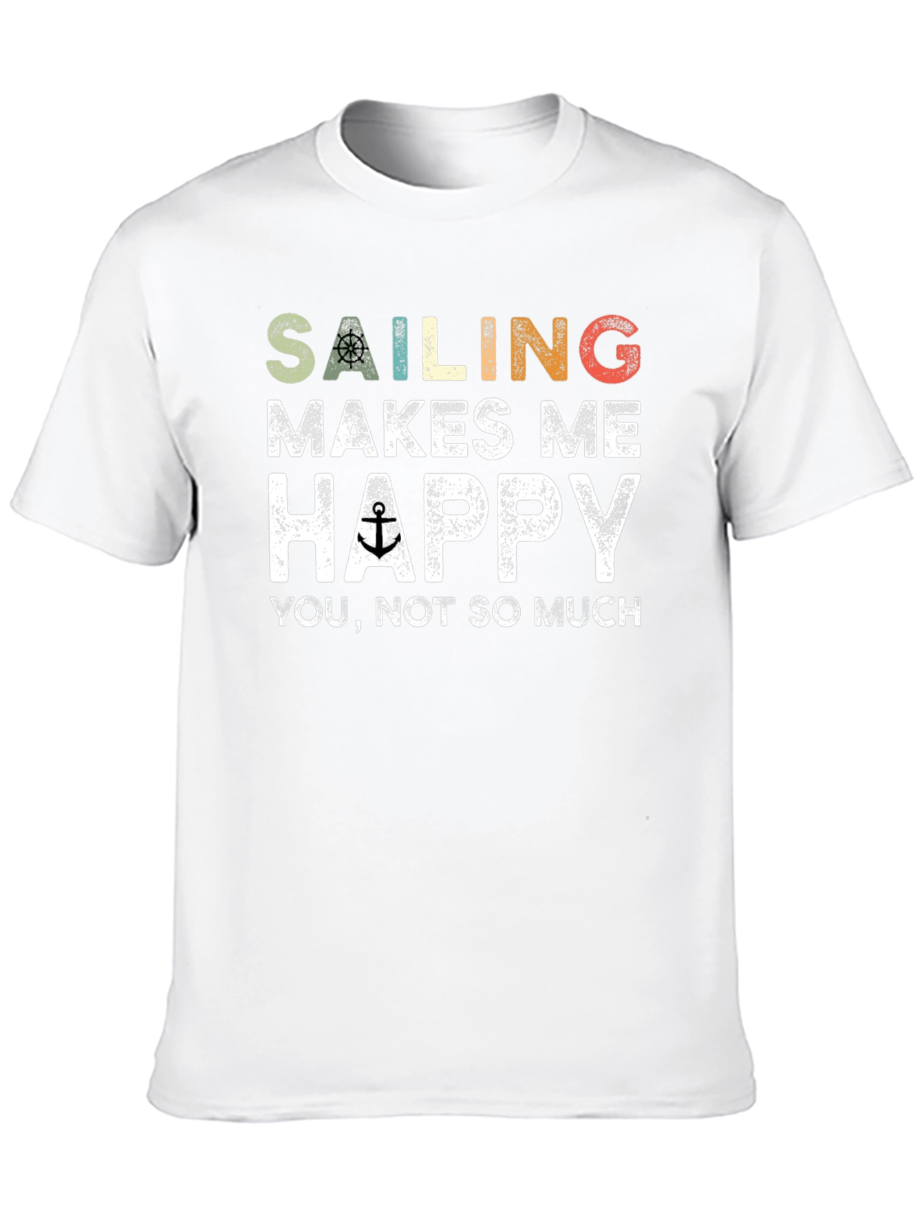 Sailing Makes Me Happy Graphic T-Shirt