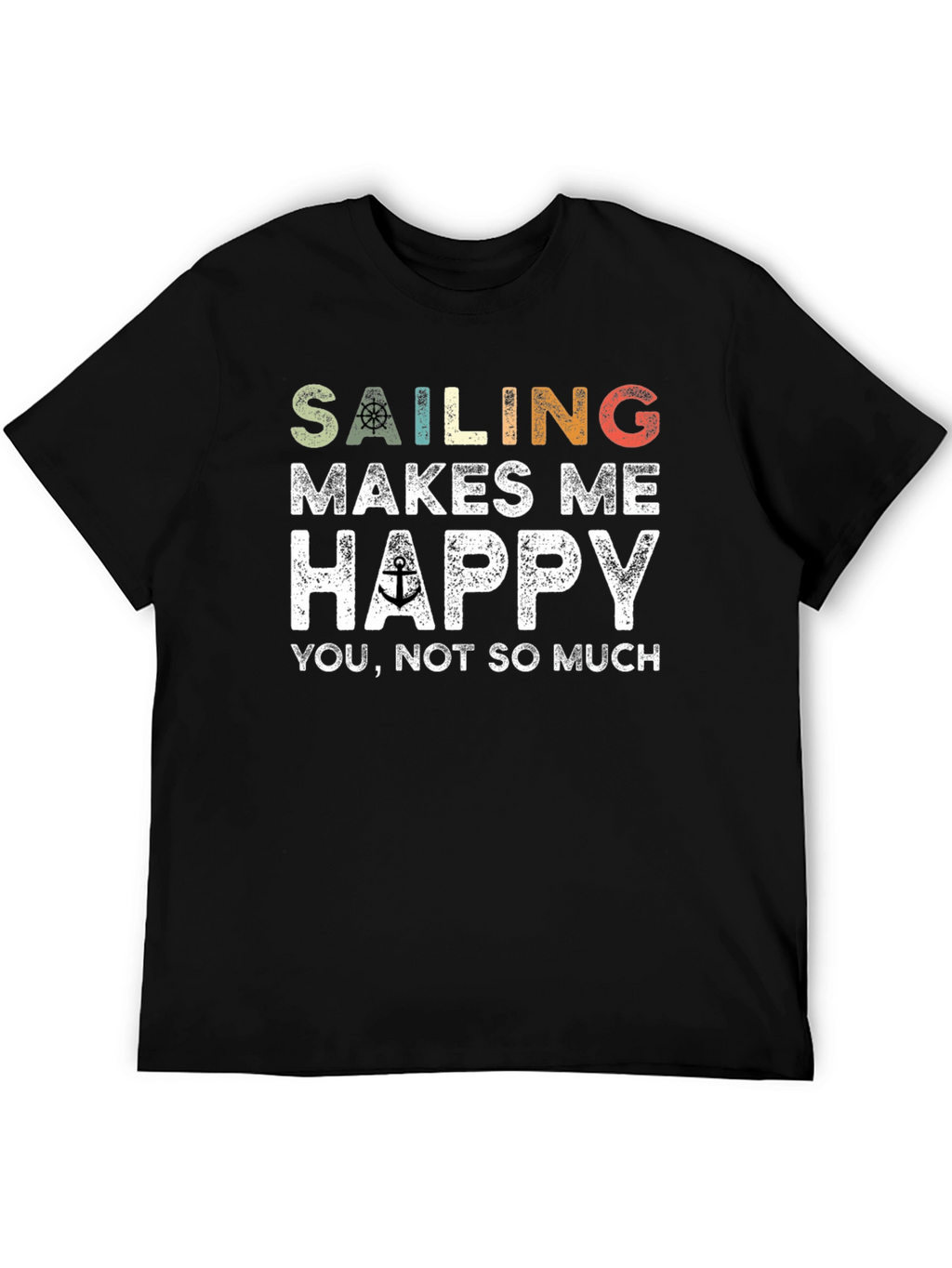 Sailing Makes Me Happy Graphic T-Shirt