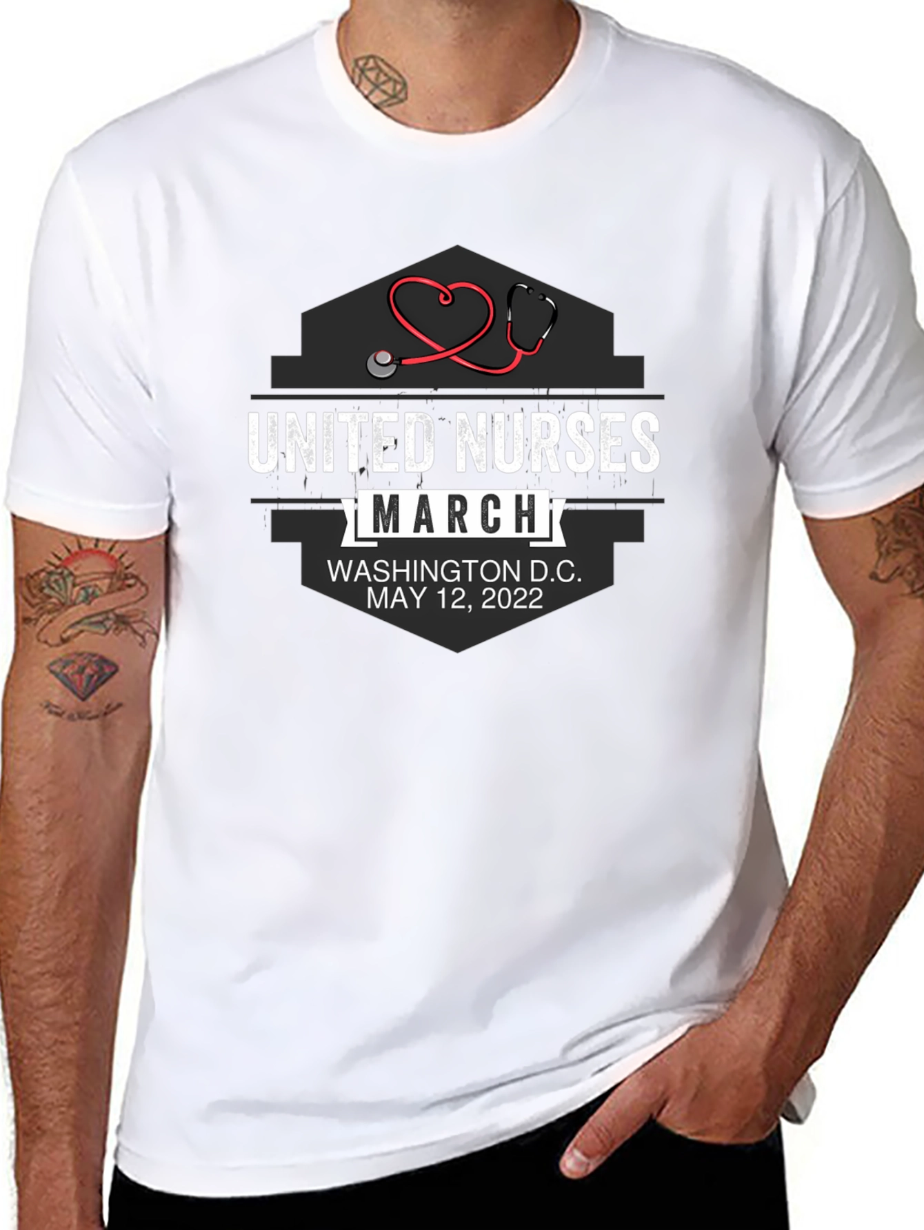 United Nurses March T-Shirt
