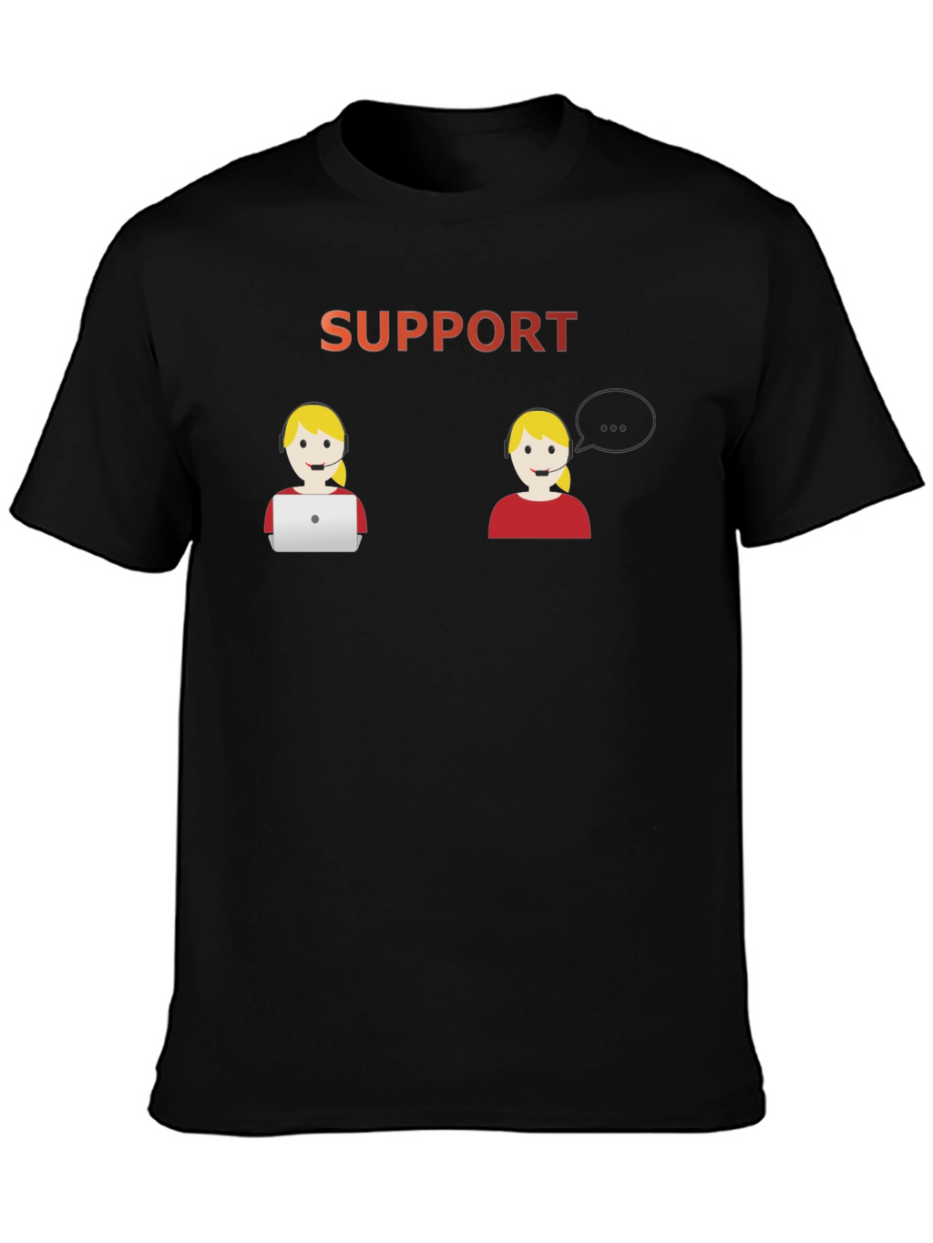 Support Agent Graphic T-Shirt