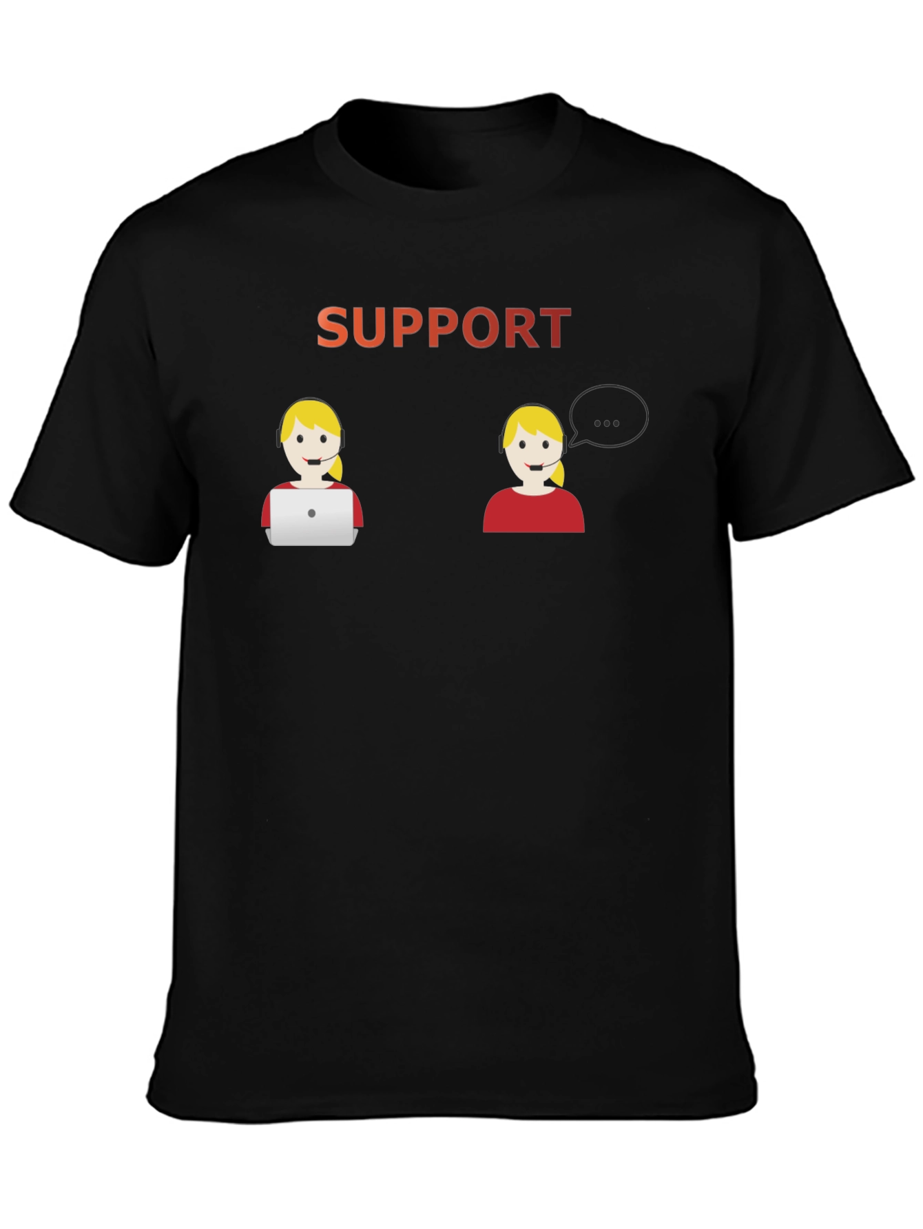 Support Agent Graphic T-Shirt