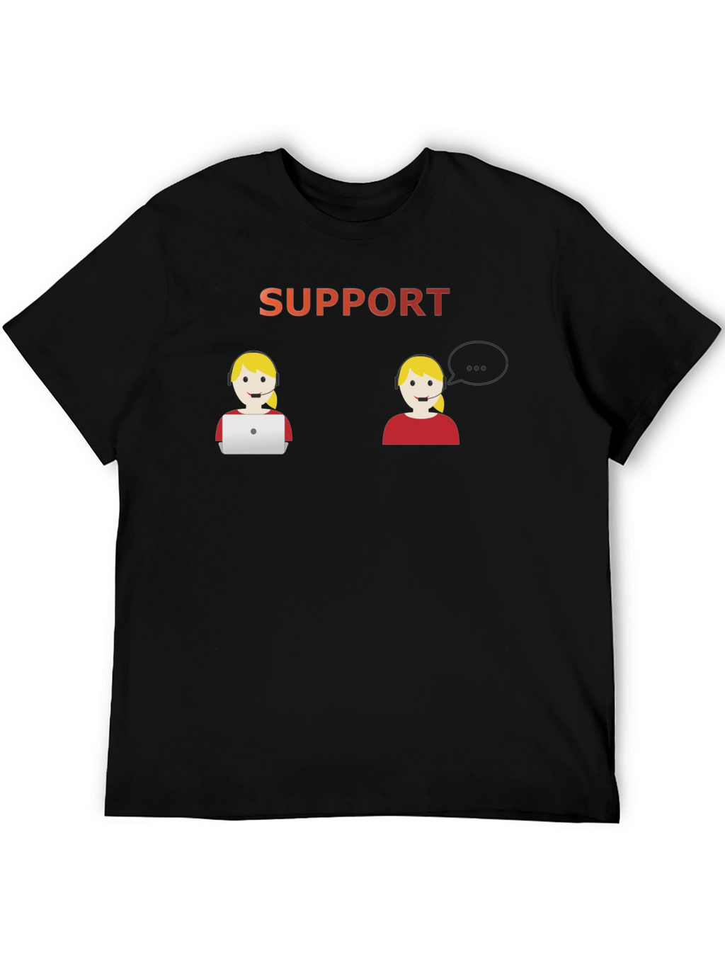 Support Agent Graphic T-Shirt