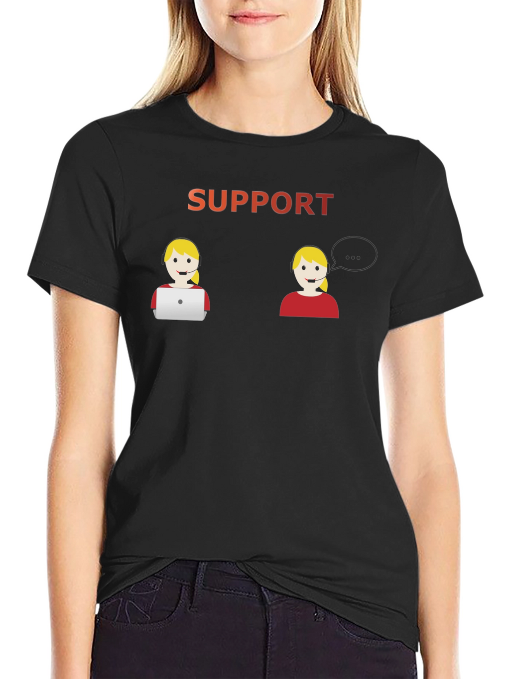 Support Agent Graphic T-Shirt
