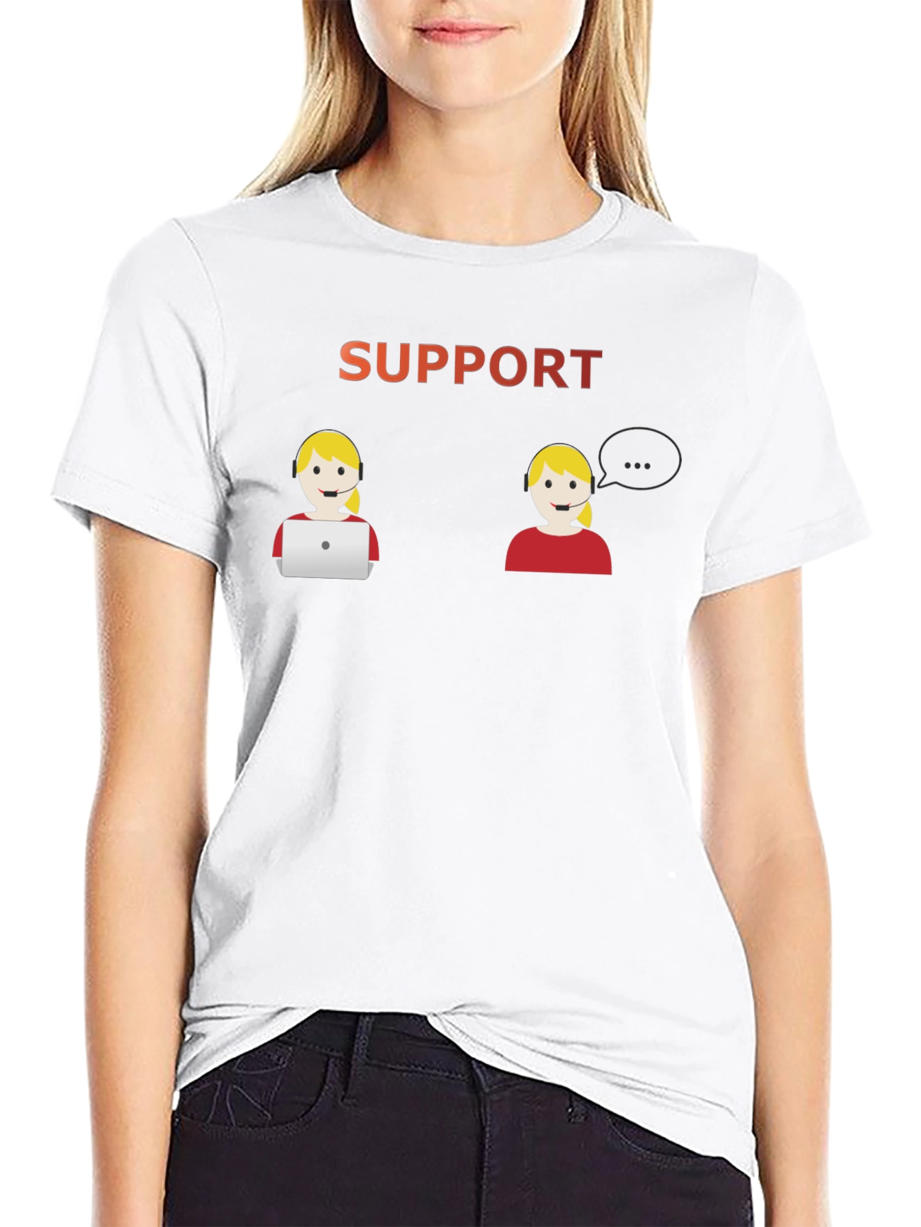 Support Agent Graphic T-Shirt