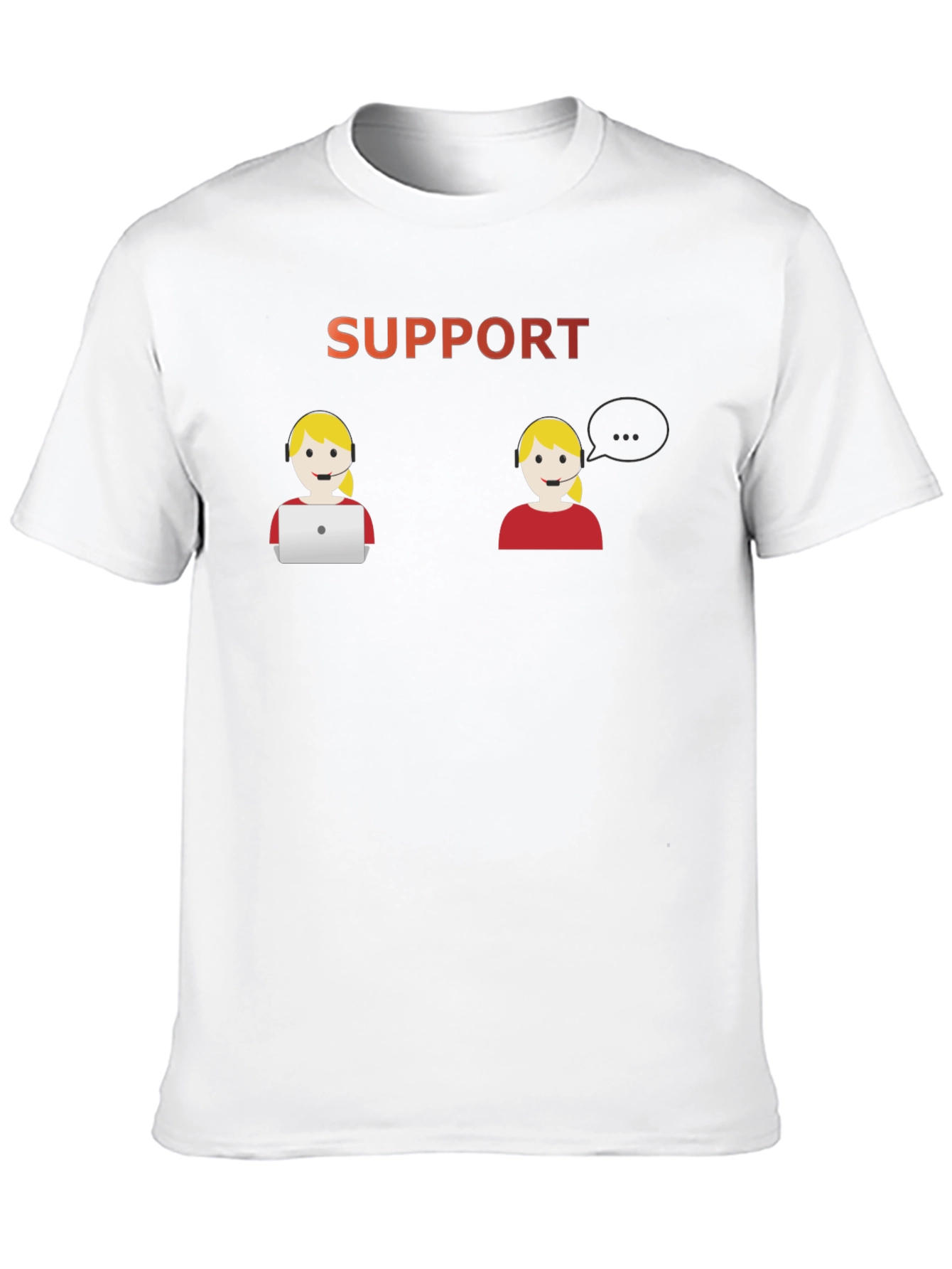 Support Agent Graphic T-Shirt