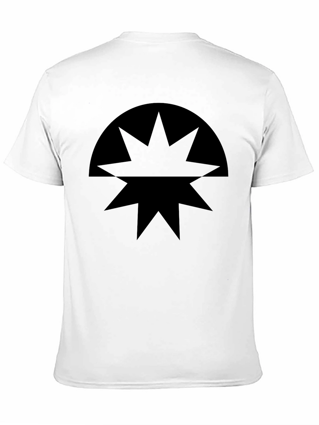 Black Starburst Graphic T-Shirt