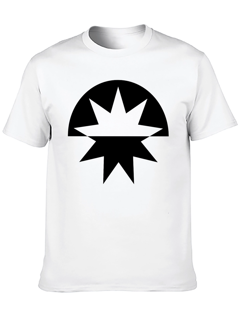 Black Starburst Graphic T-Shirt