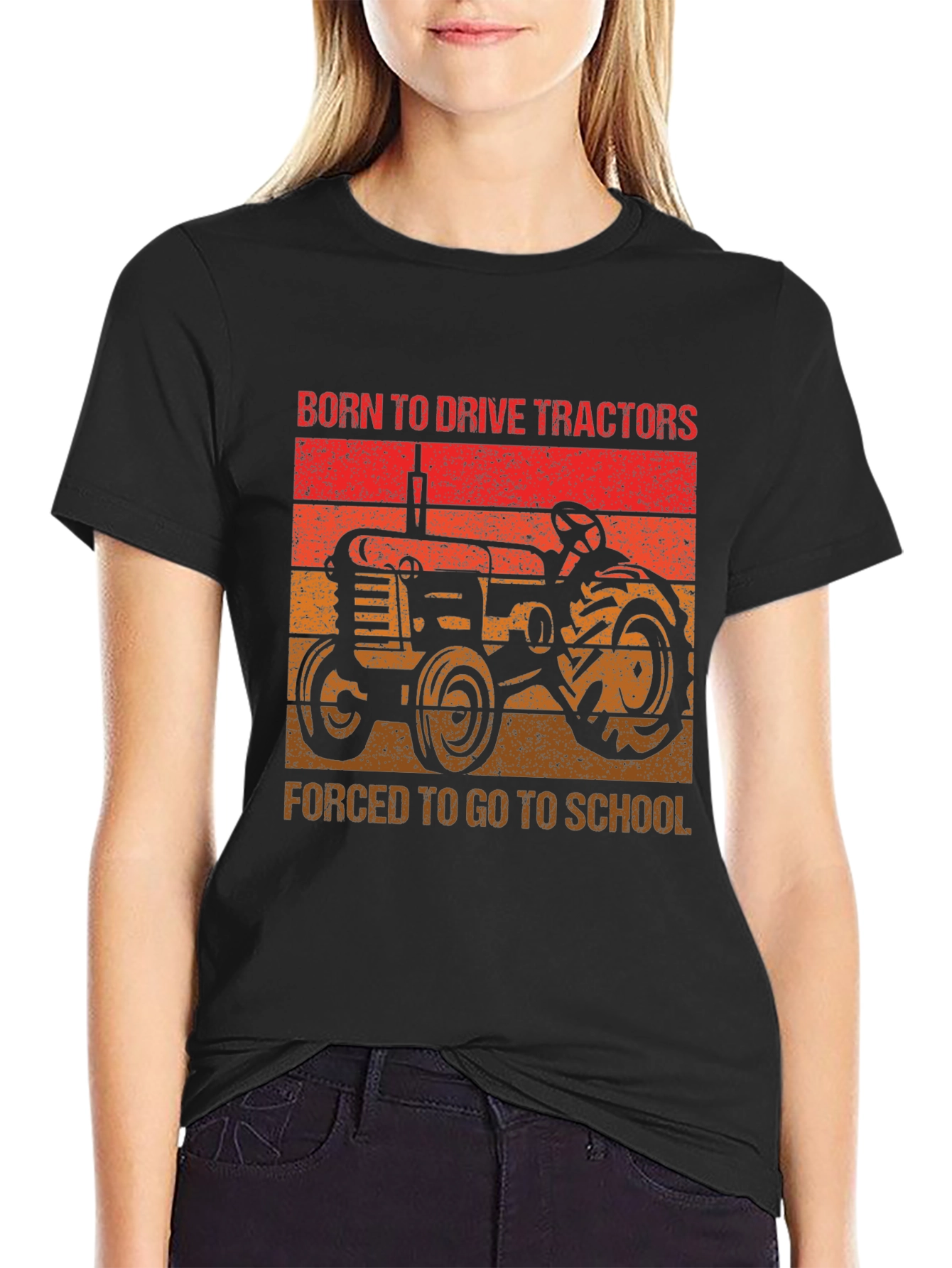 Born to Drive Tractors Graphic Tee