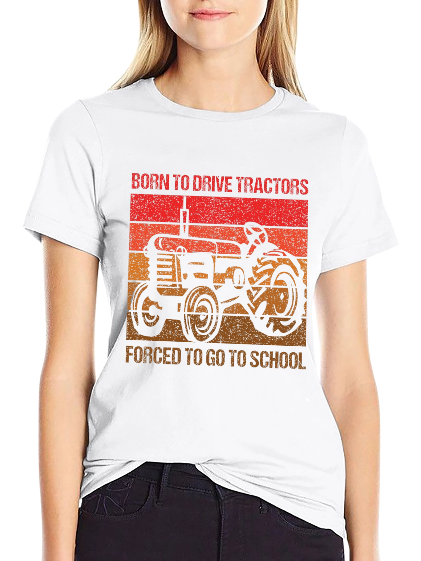 Born to Drive Tractors Graphic Tee