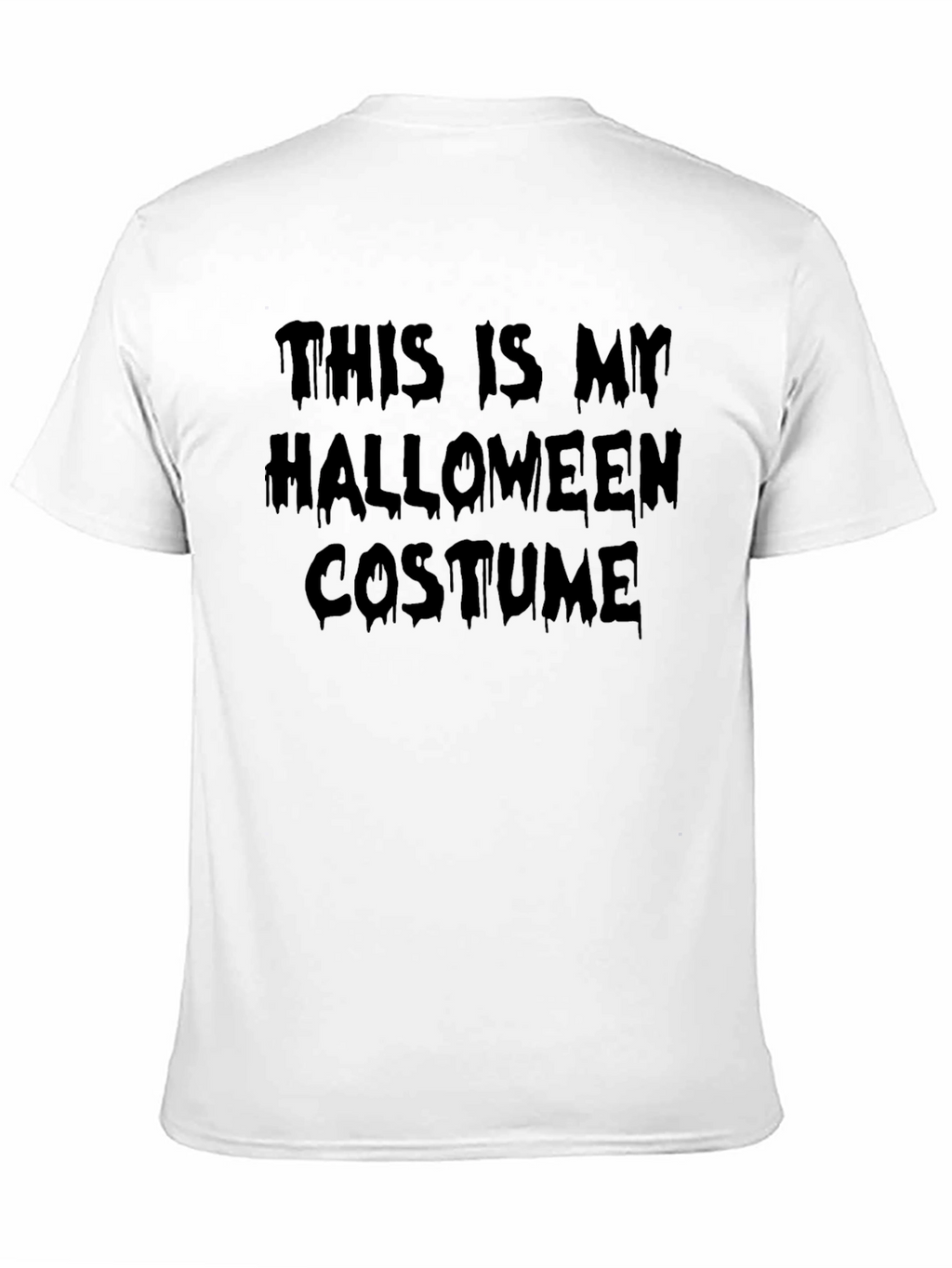 Halloween Costume T-Shirt - Mens Black Tee