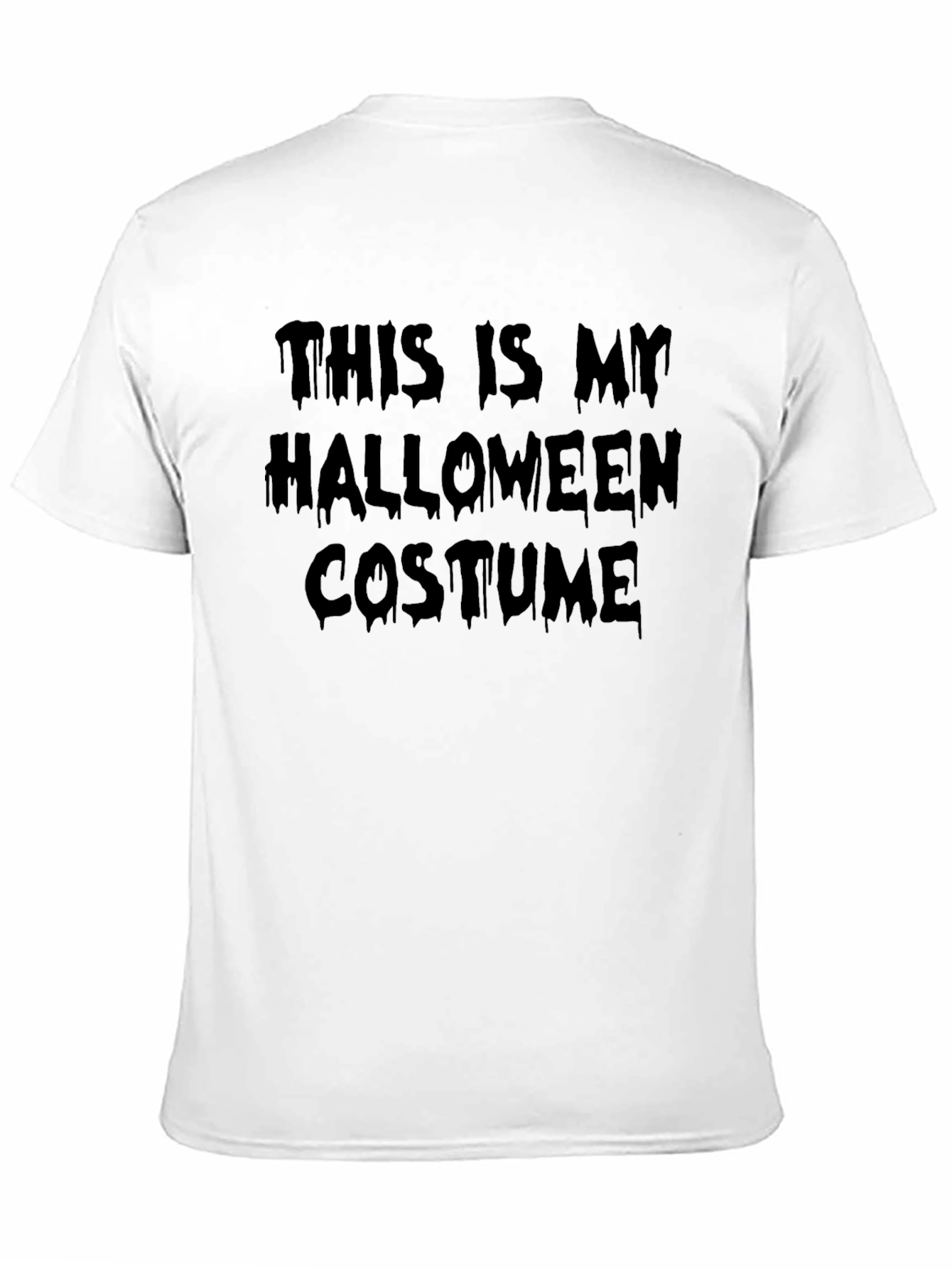Halloween Costume T-Shirt - Mens Black Tee