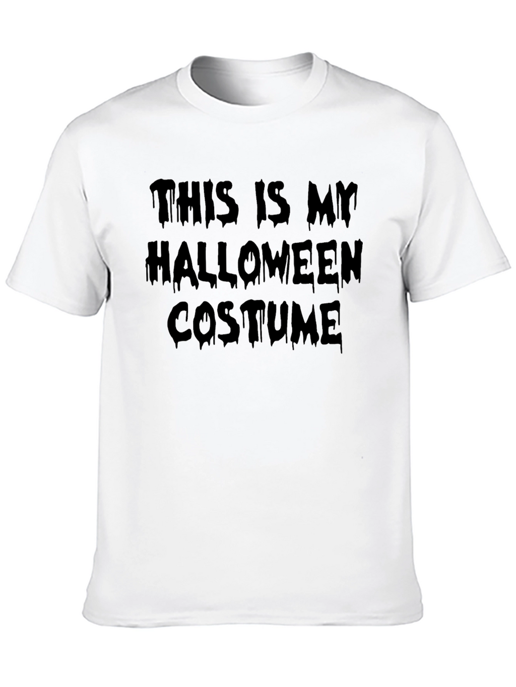 Halloween Costume T-Shirt - Mens Black Tee