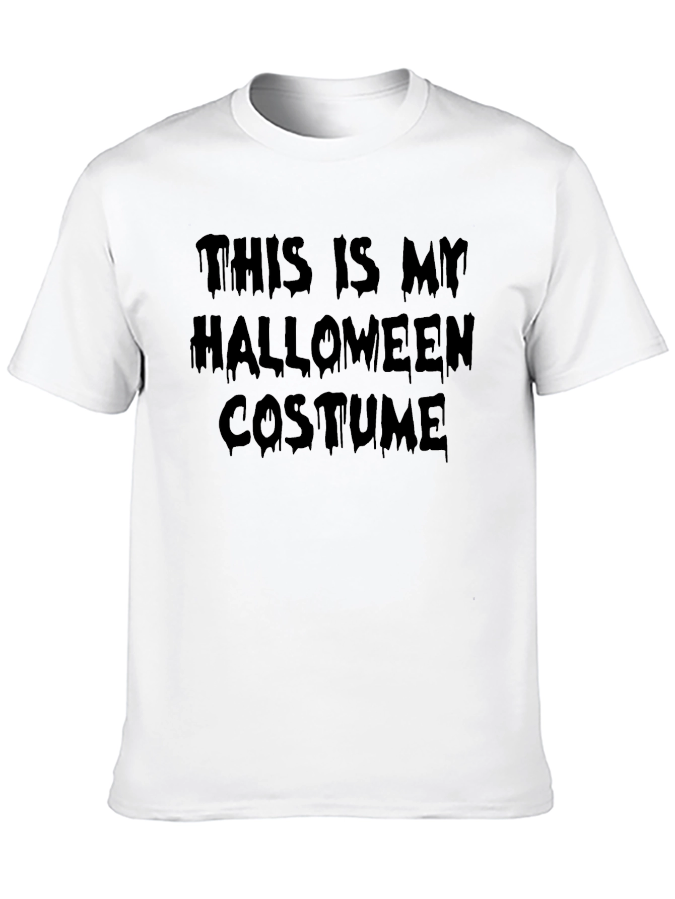 Halloween Costume T-Shirt - Mens Black Tee