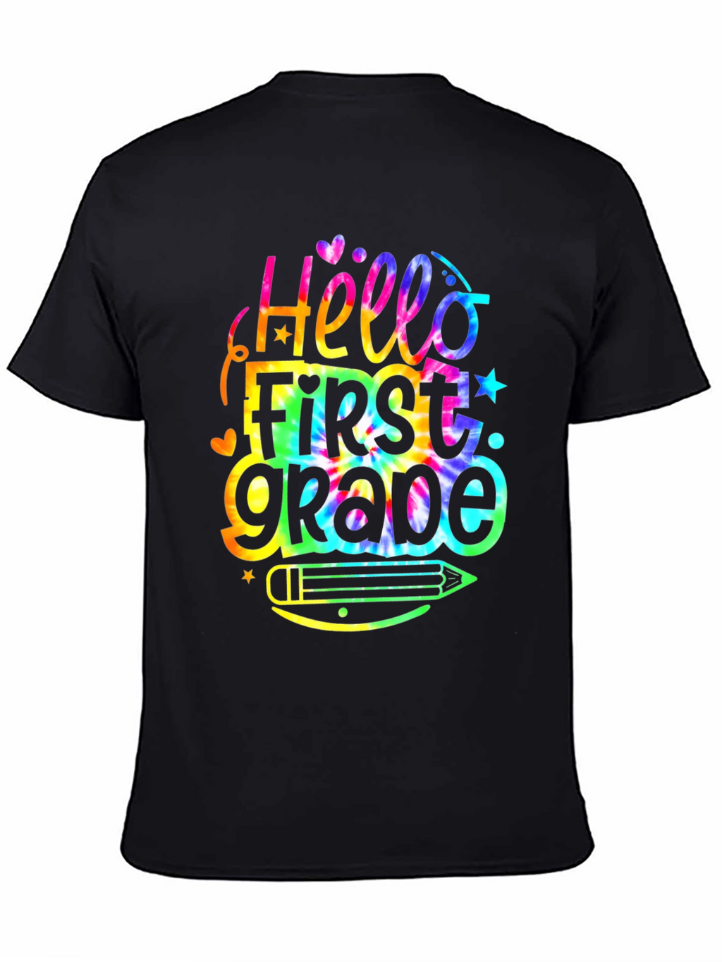 Hello First Grade Tie Dye T-Shirt