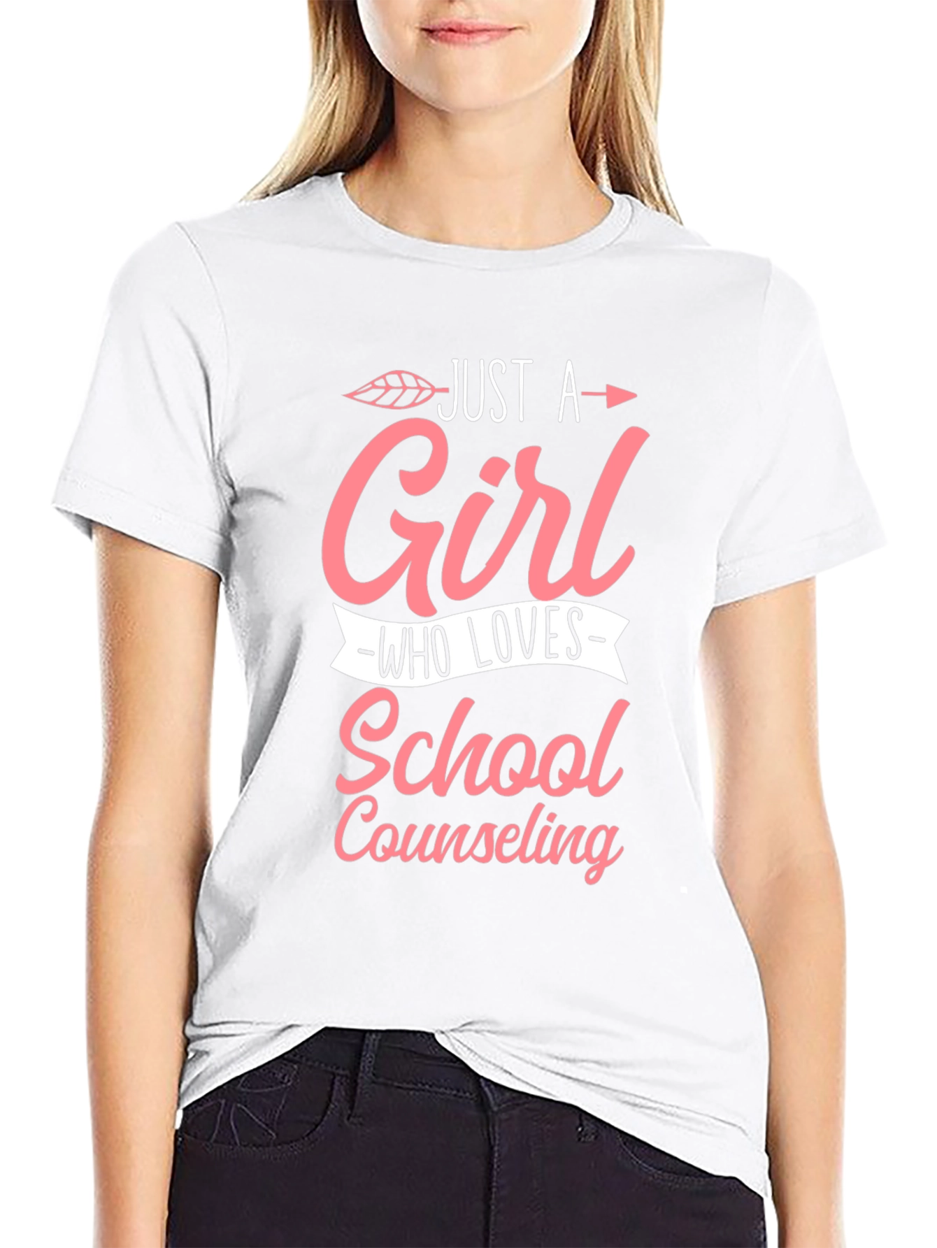 Just a Girl Who Loves School Counseling T-Shirt