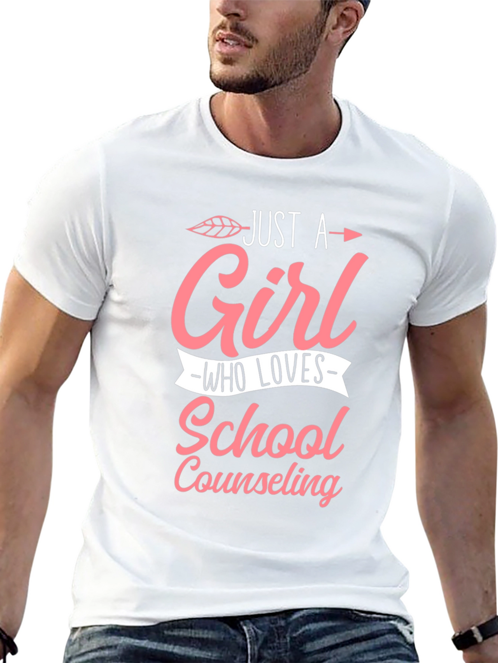 Just a Girl Who Loves School Counseling T-Shirt