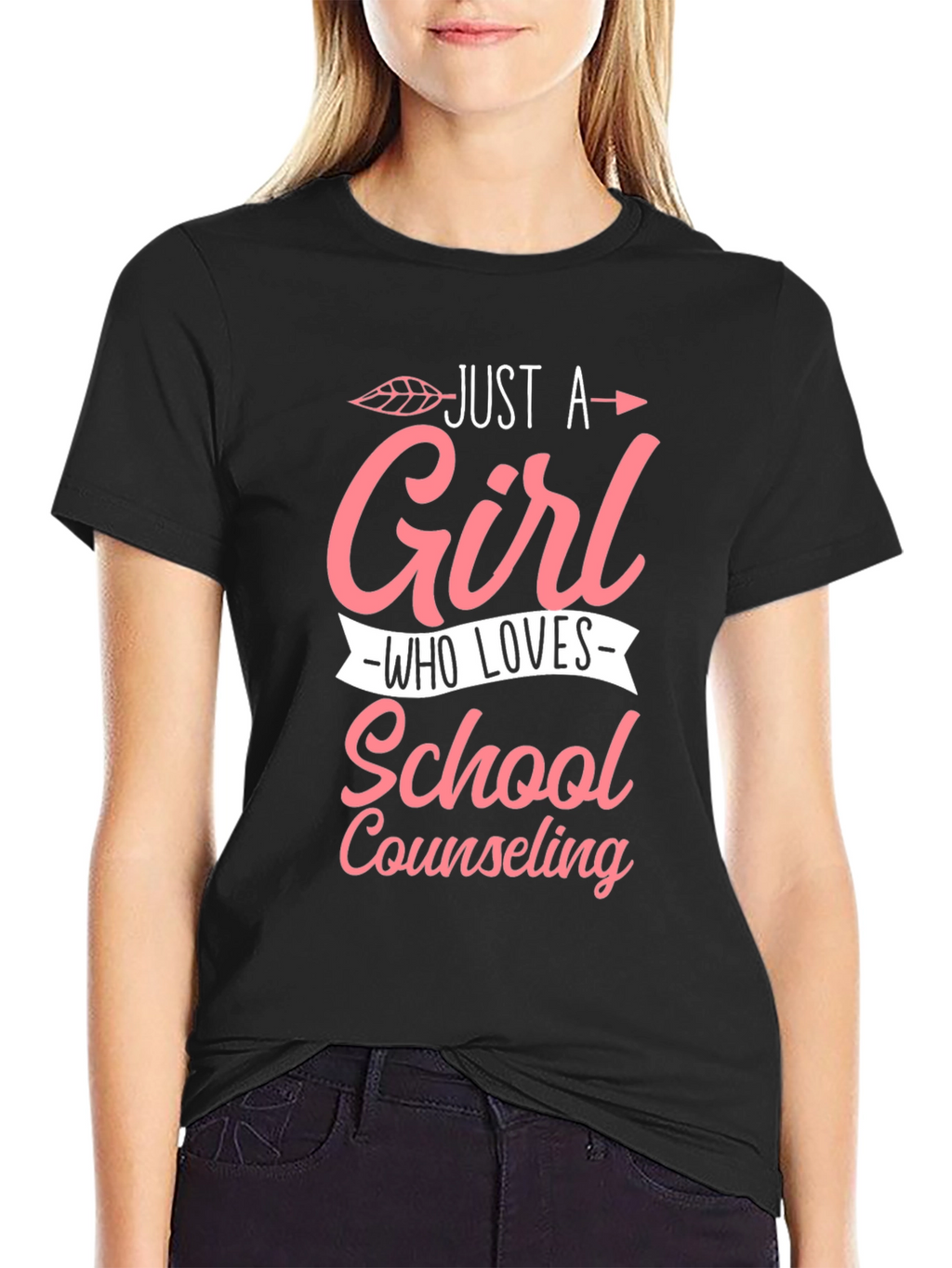 Just a Girl Who Loves School Counseling T-Shirt