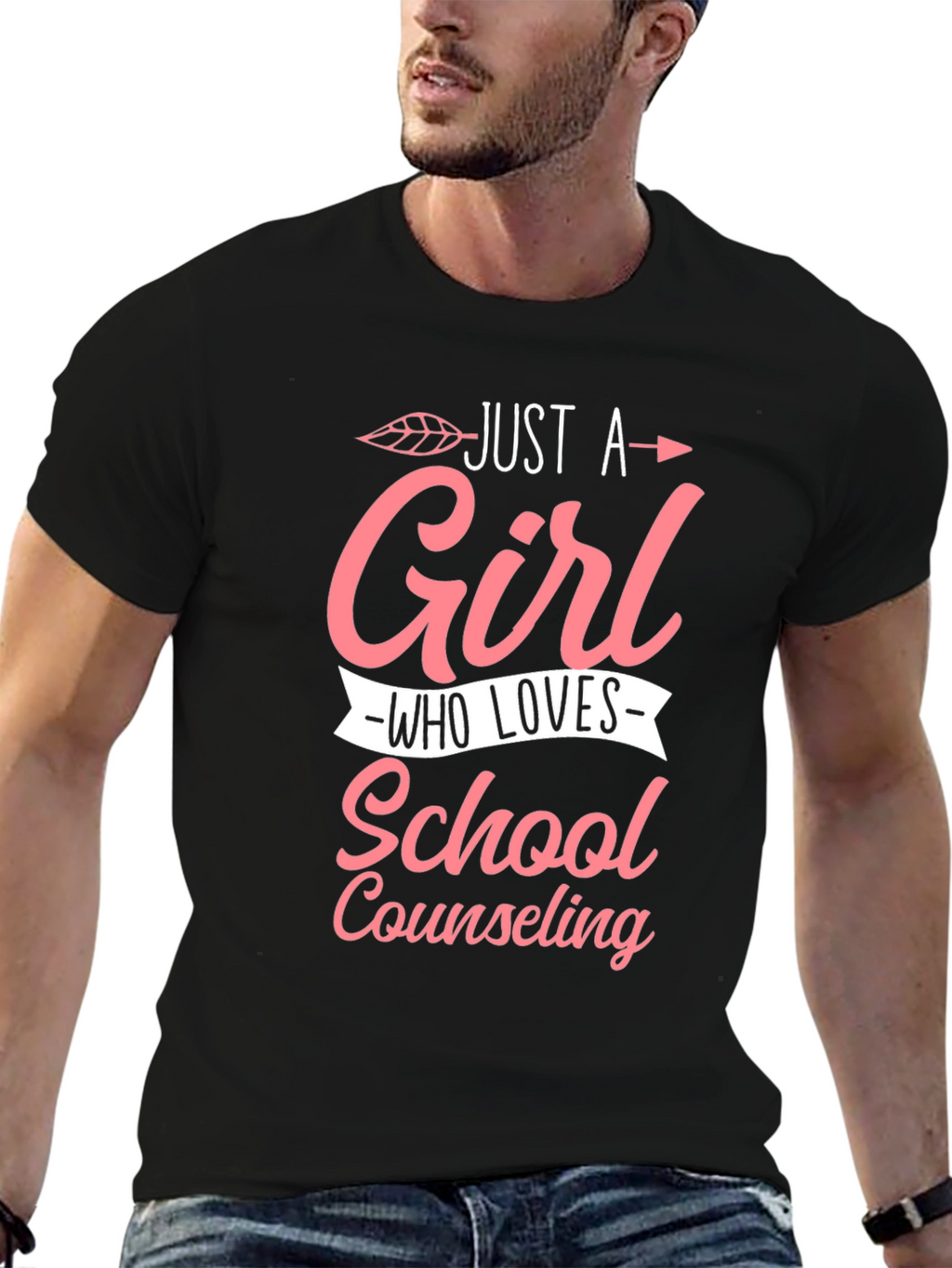 Just a Girl Who Loves School Counseling T-Shirt