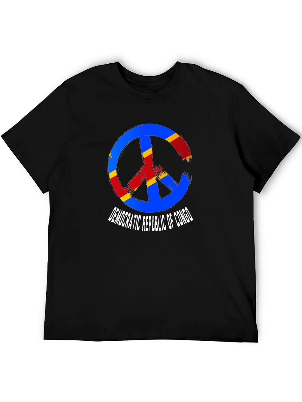 Democratic Republic of Congo Peace Sign T-Shirt