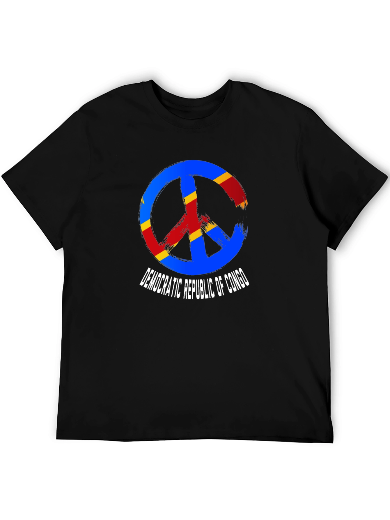 Democratic Republic of Congo Peace Sign T-Shirt