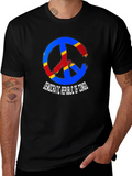 Democratic Republic of Congo Peace Sign T-Shirt