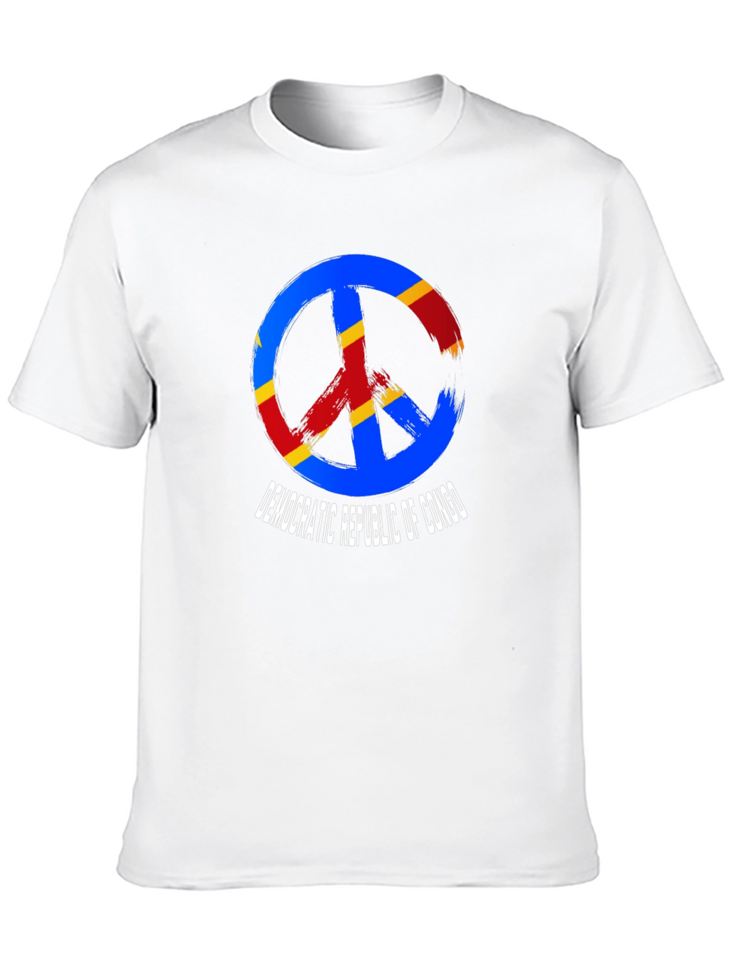 Democratic Republic of Congo Peace Sign T-Shirt