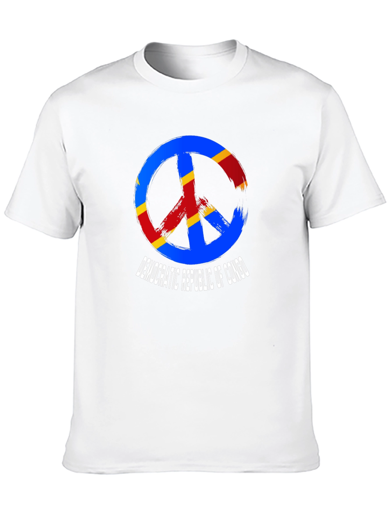 Democratic Republic of Congo Peace Sign T-Shirt