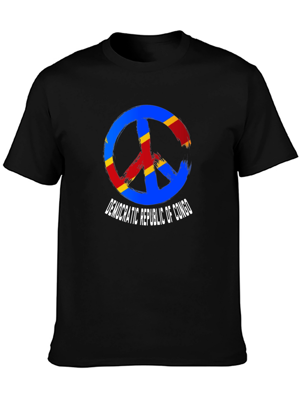 Democratic Republic of Congo Peace Sign T-Shirt