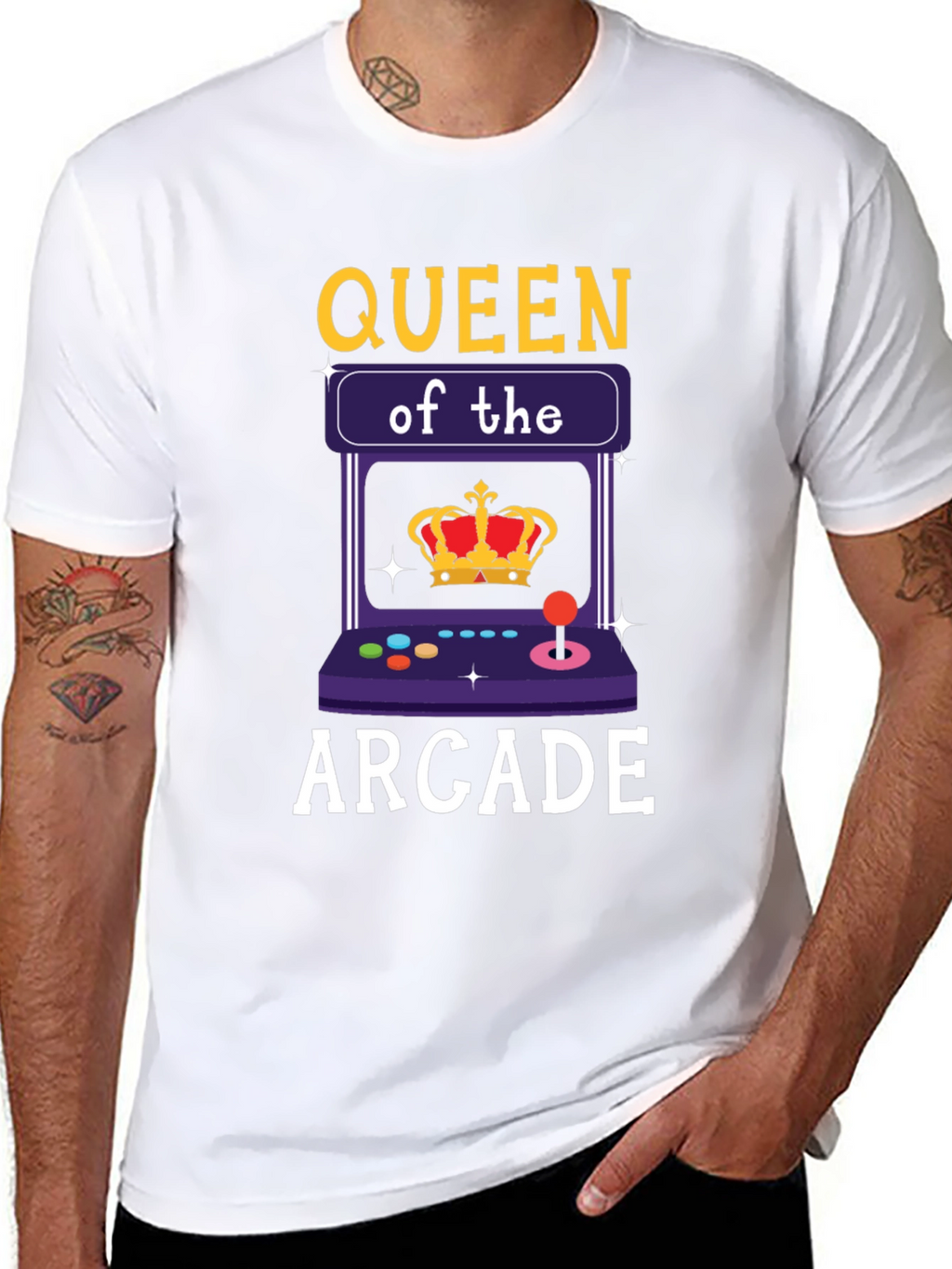 Queen of the Arcade T-Shirt - Gamer Tee