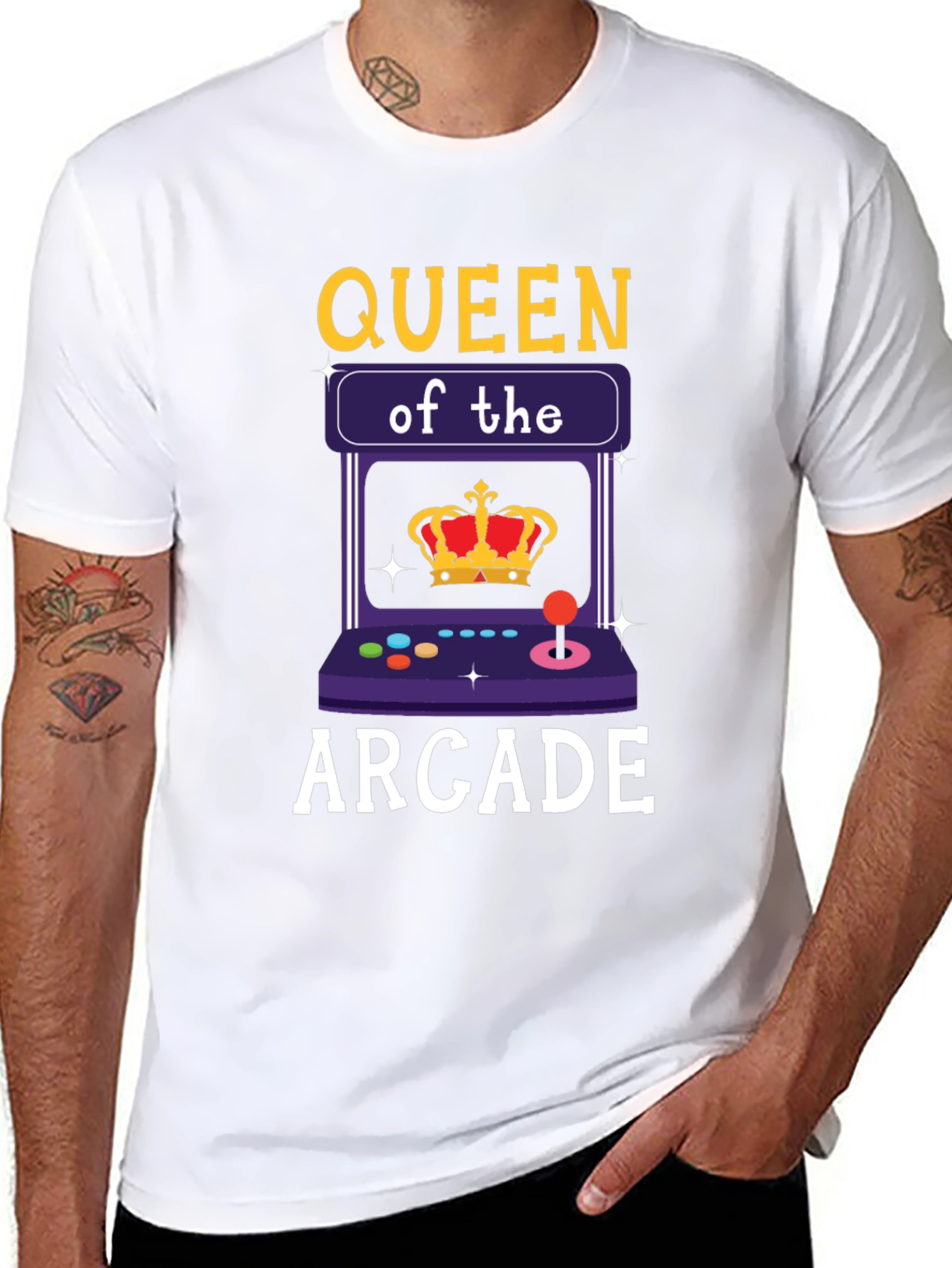 Queen of the Arcade T-Shirt - Gamer Tee